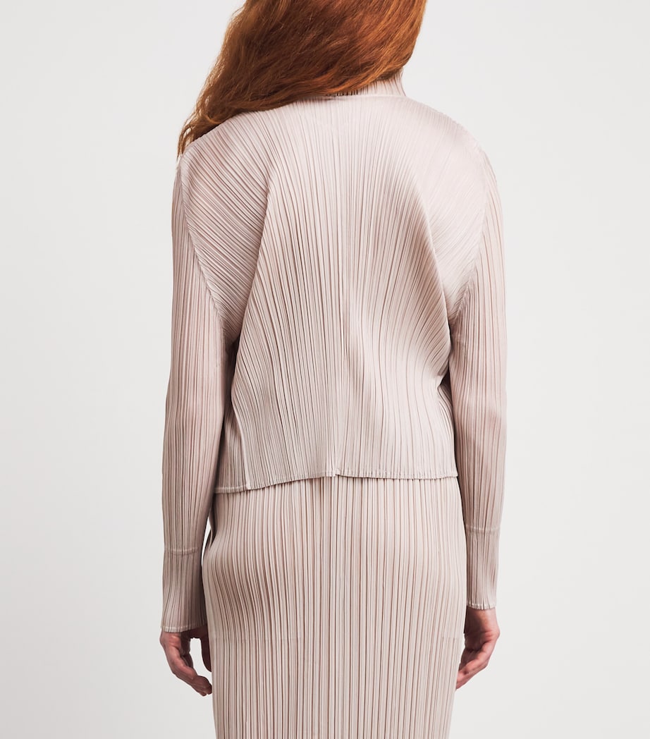 Pleats Please Issey Miyake Womens New Colorful Basics Cardigan Image 5