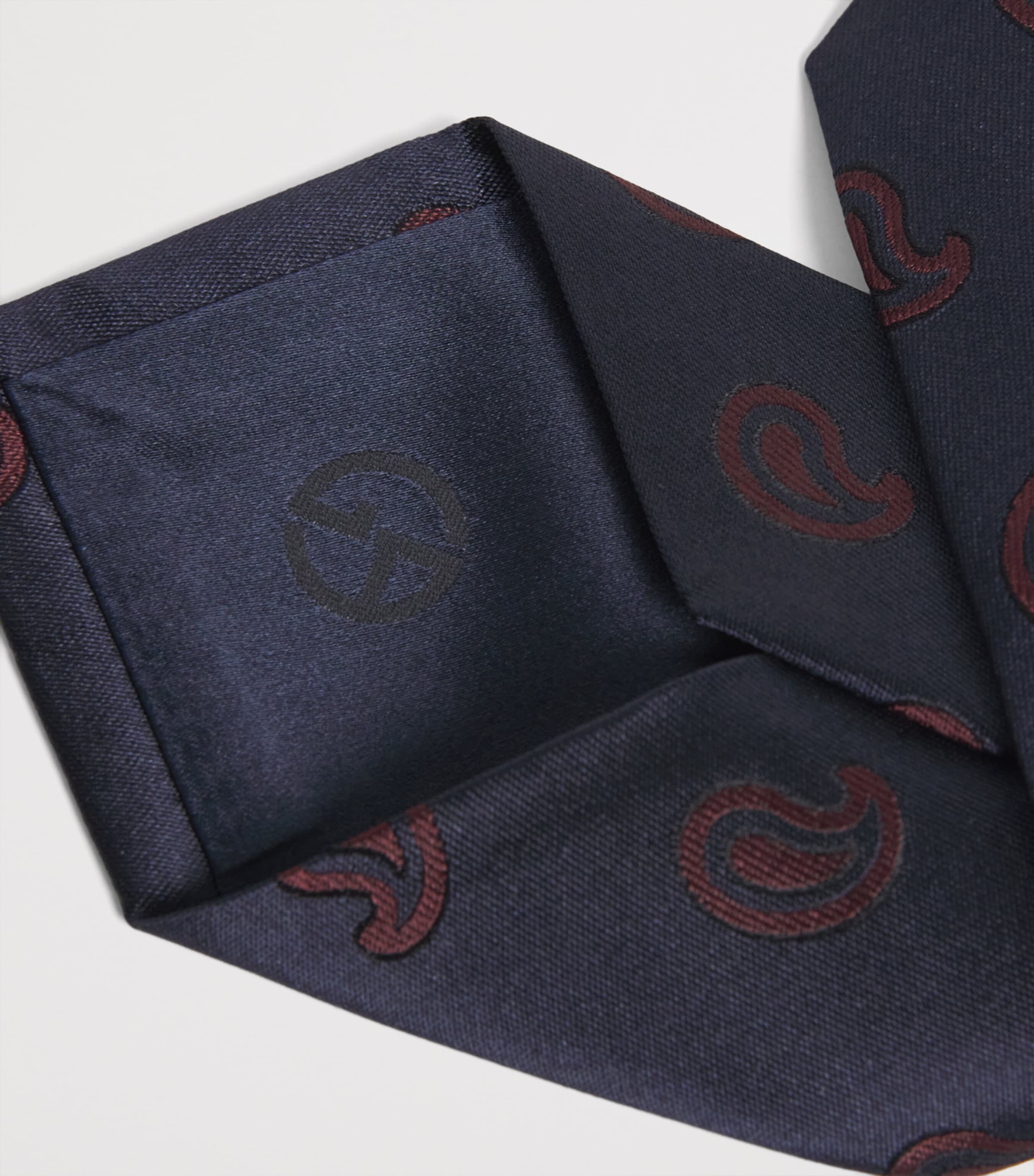 Silk Paisley Jacquard Tie FB159 Image 3