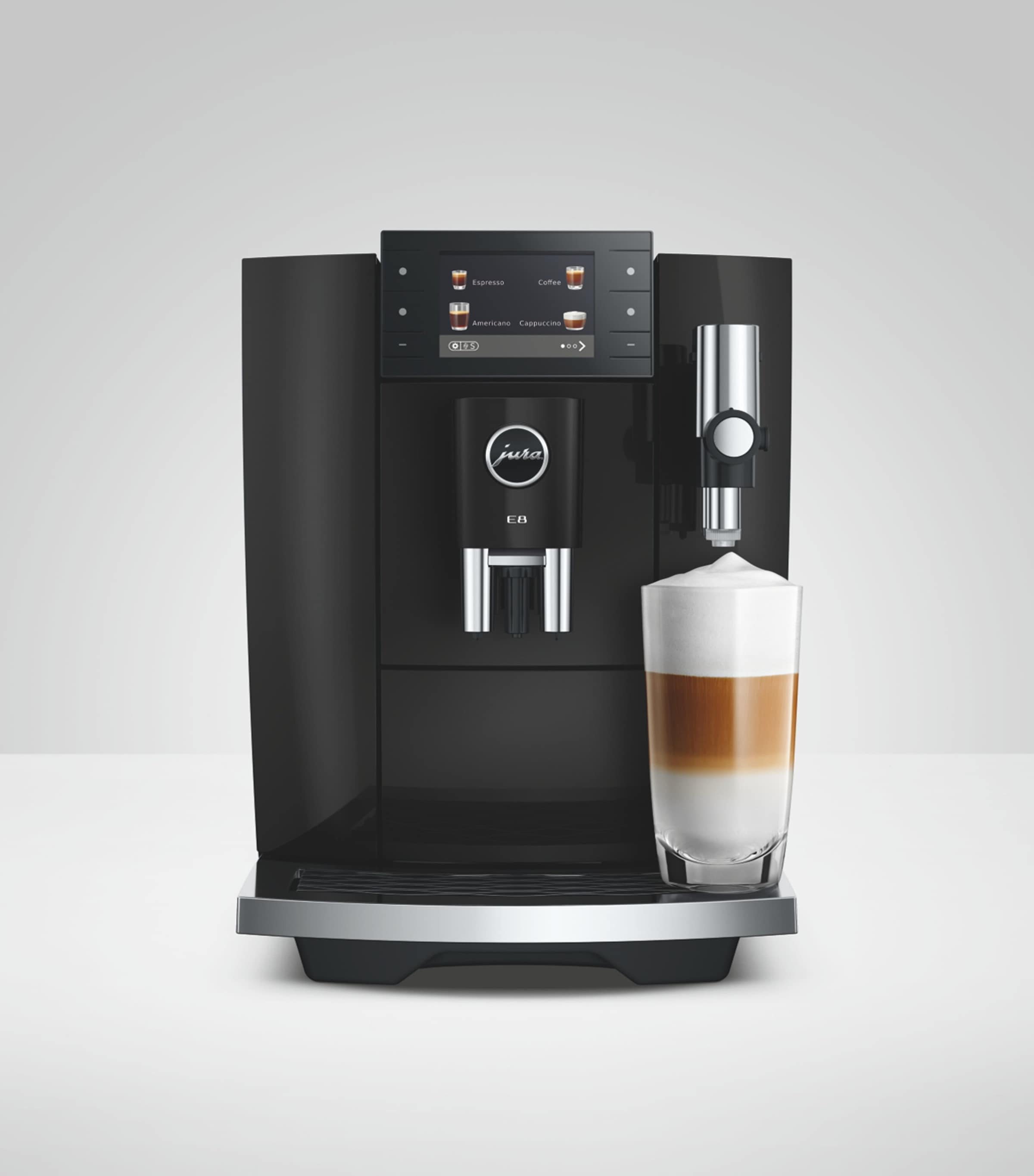 Jura E8 Coffee Machine Black Image 4