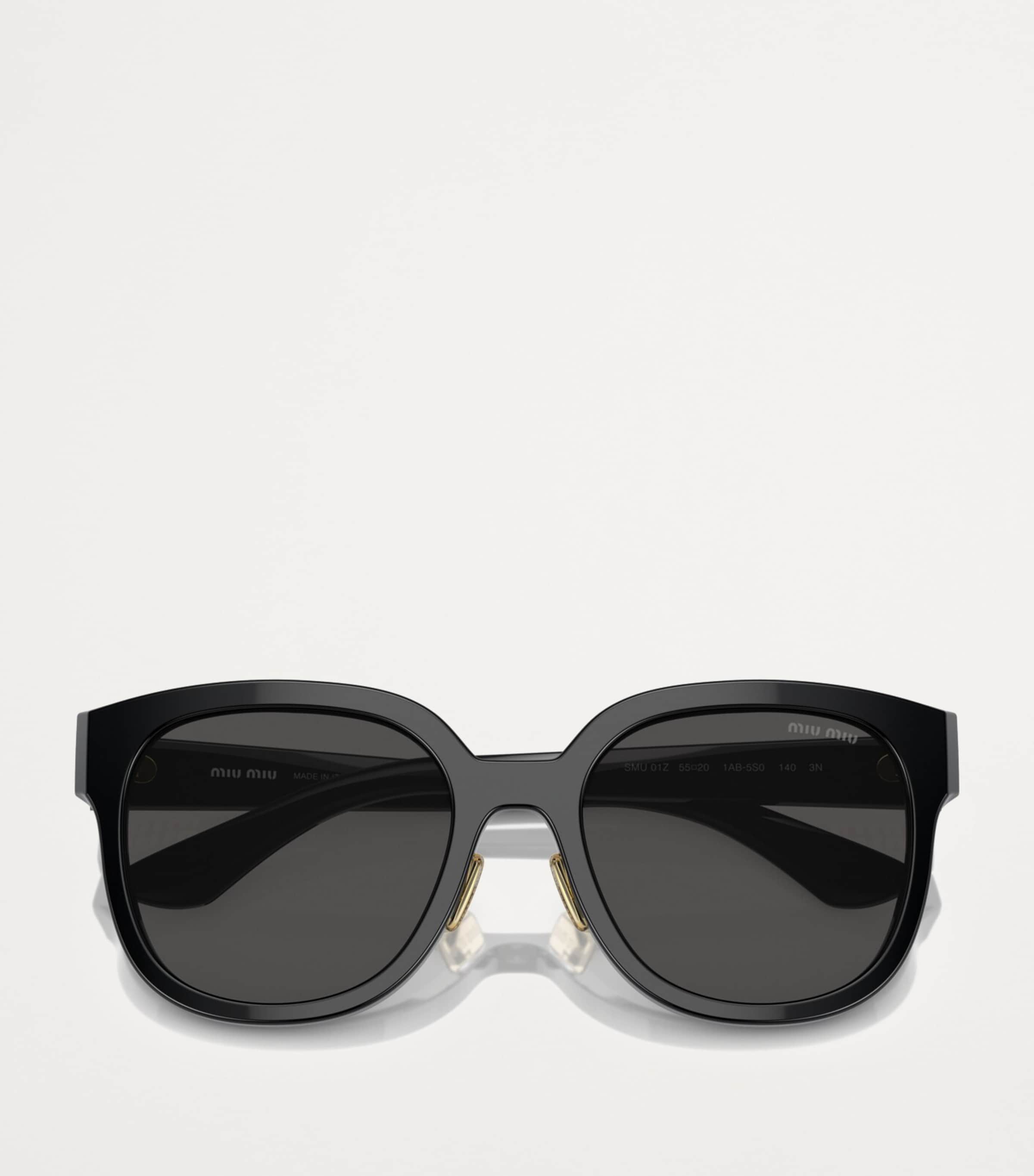 Acetate Round Sunglasses 1AB5S0 Image 4
