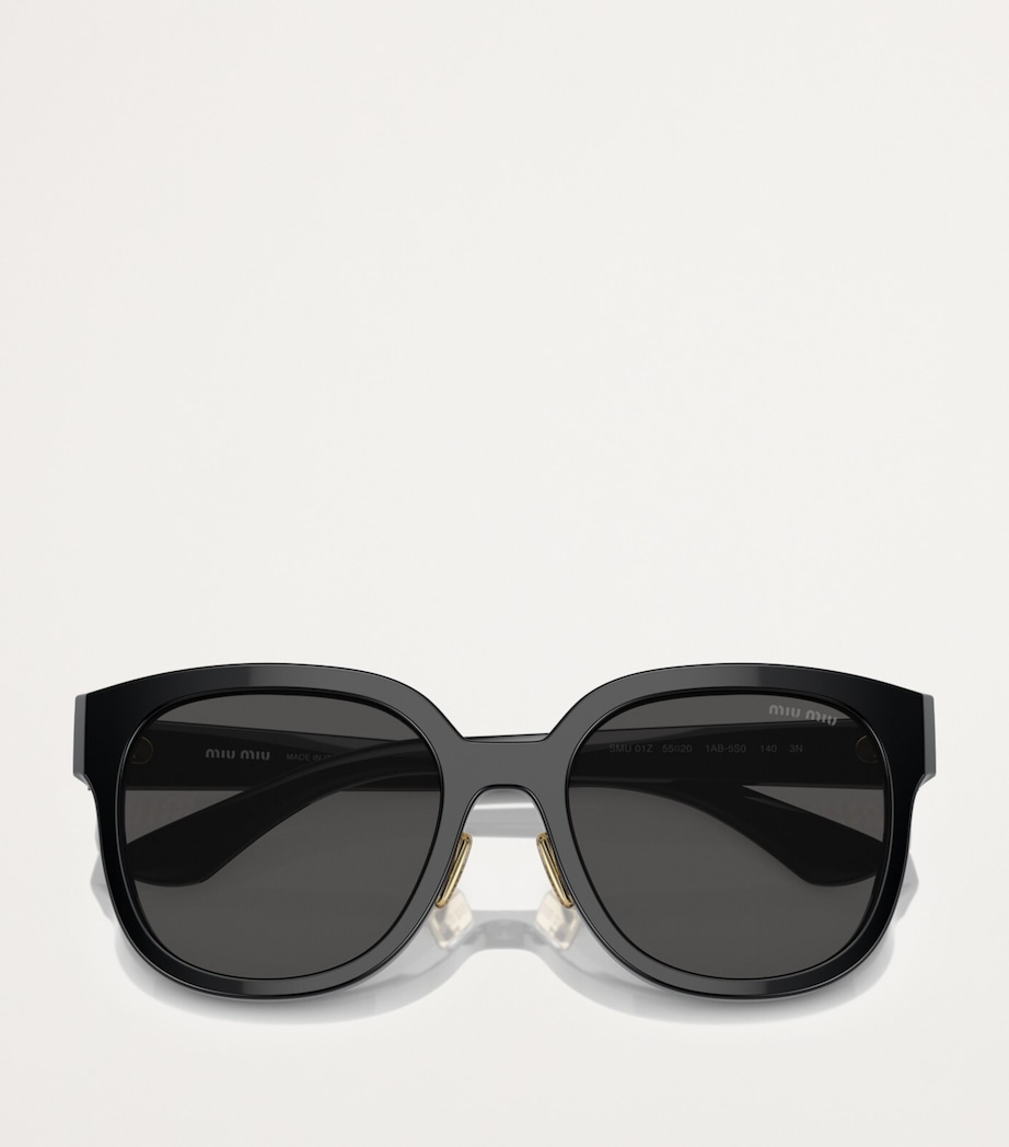 Acetate Round Sunglasses 1AB5S0 Image 4