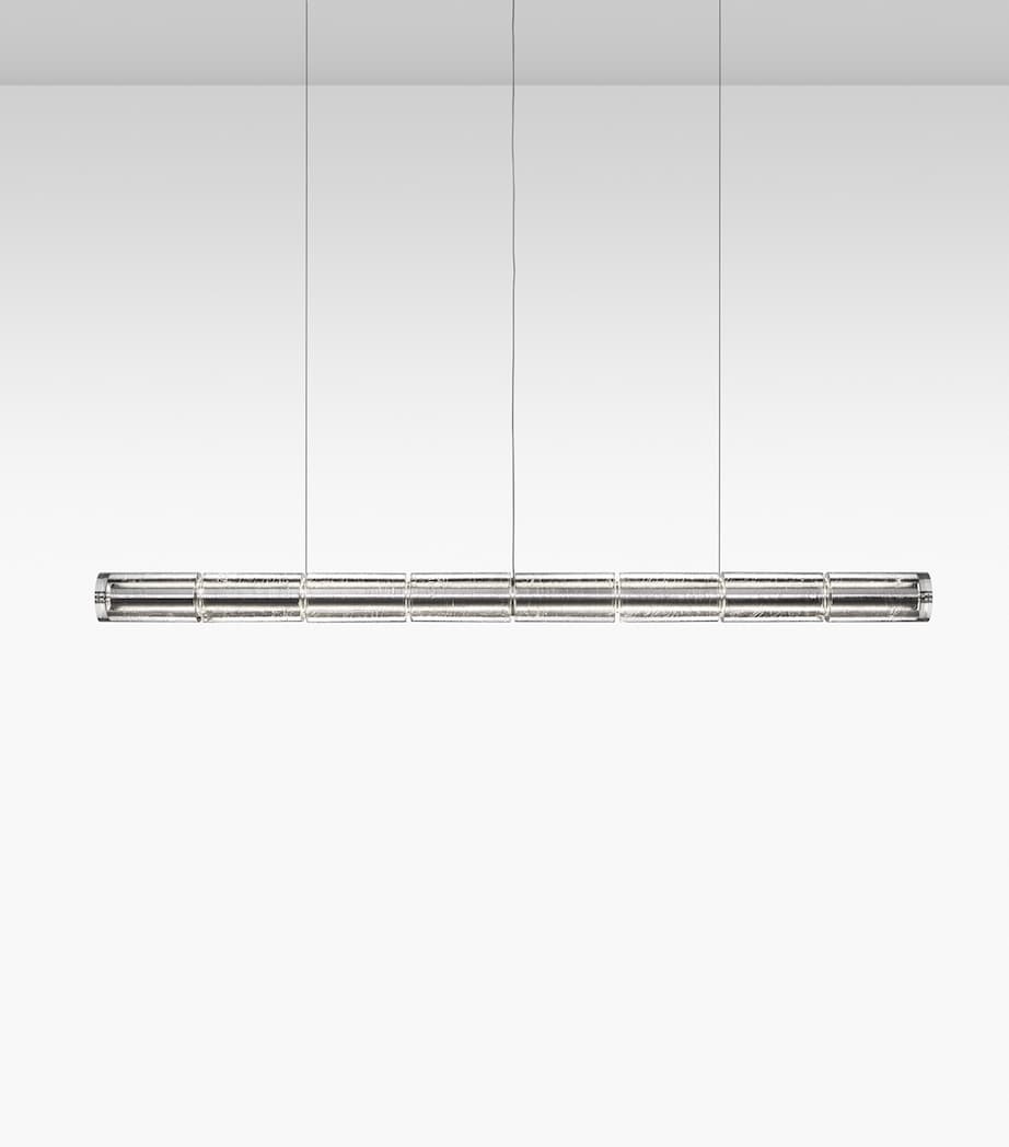 Flos Glass Luce Orizzontale S1 Pendant Lamp Image 1