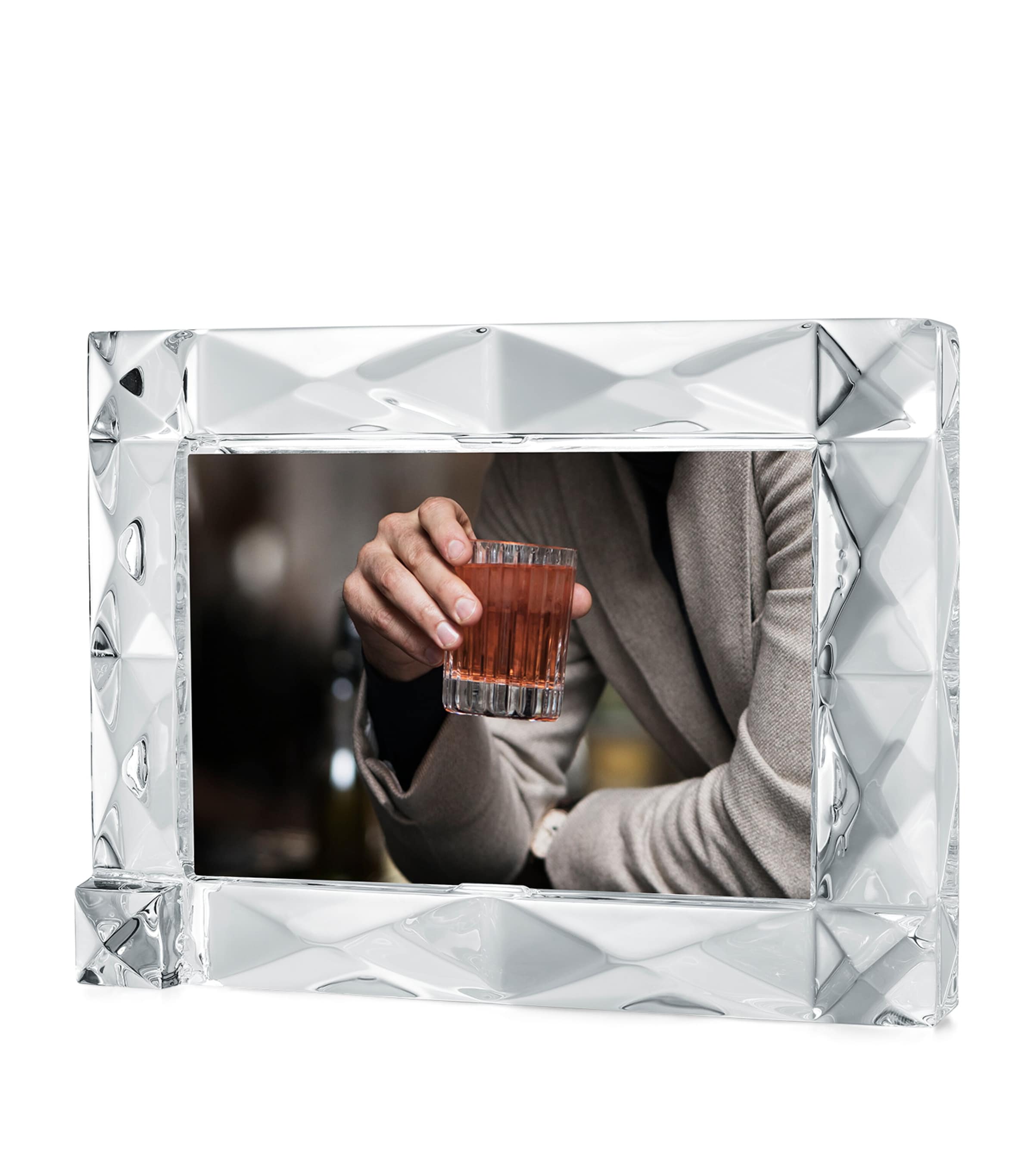 Crystal Louxor Photo Frame (4" x 6") CLEAR Image 2