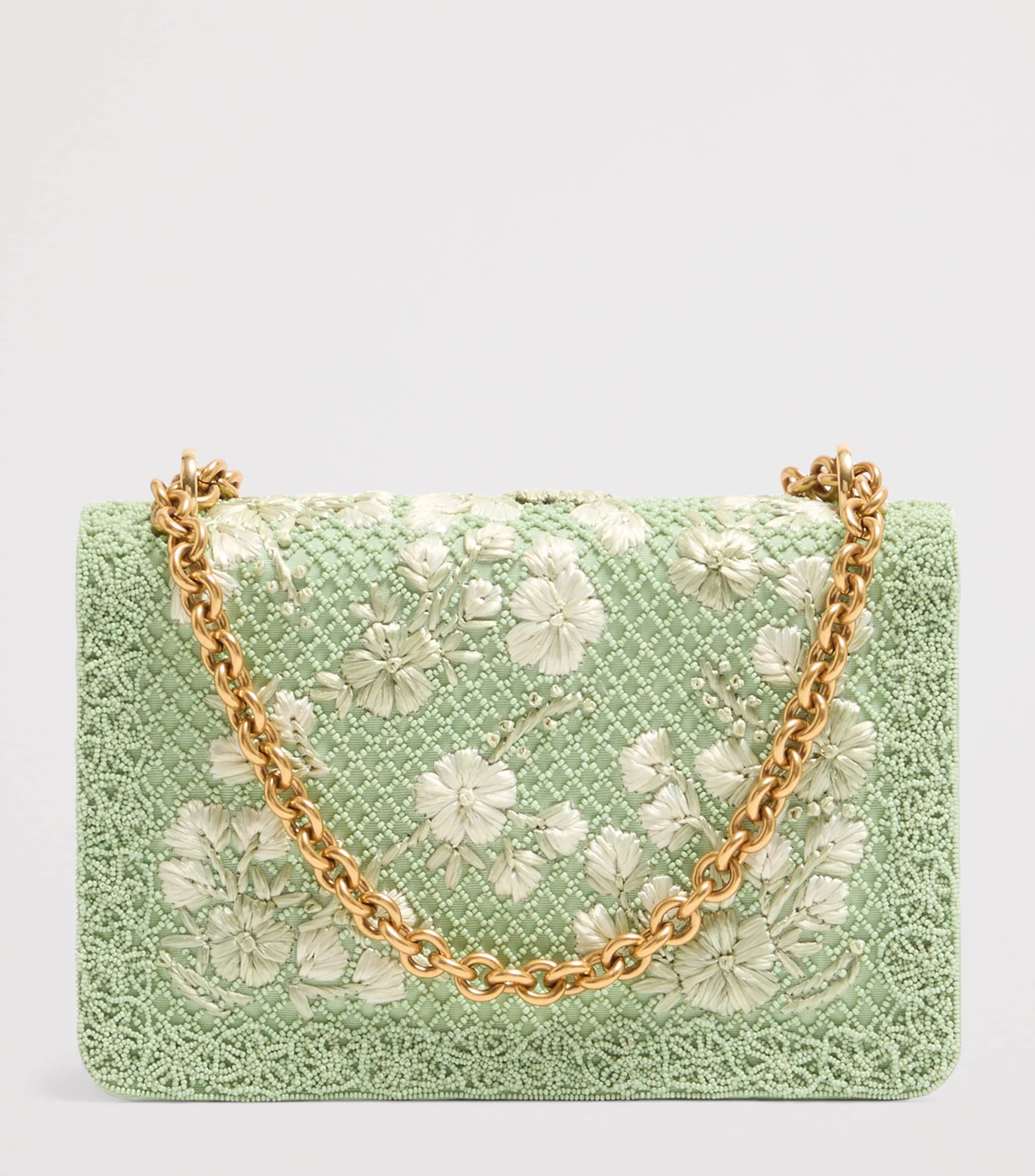 Valentino Garavani Beaded Vain Shoulder Bag Image 4