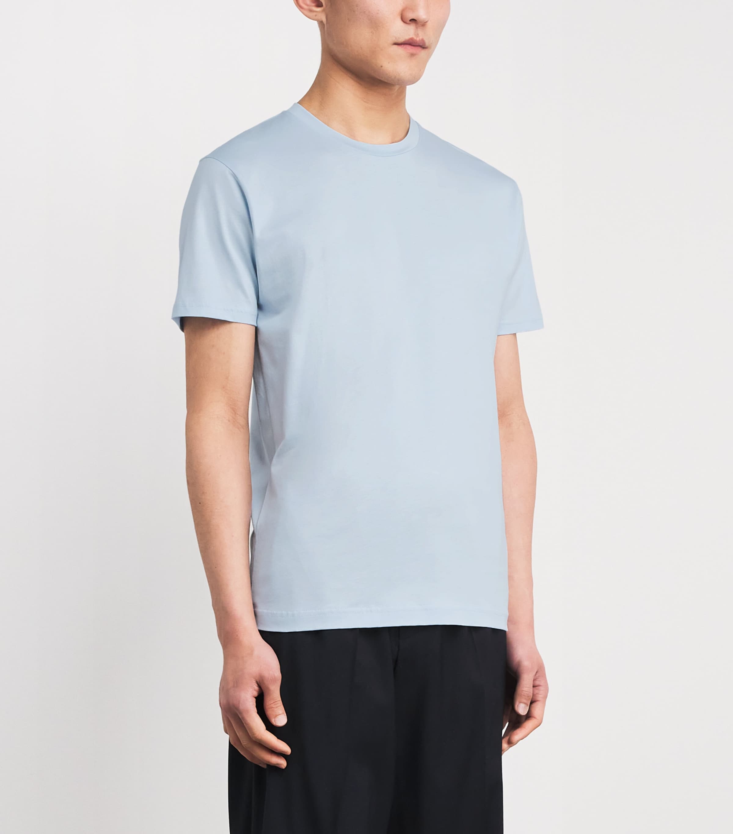 Supima Cotton Riviera T-Shirt FROST BLUE BUWO Image 3