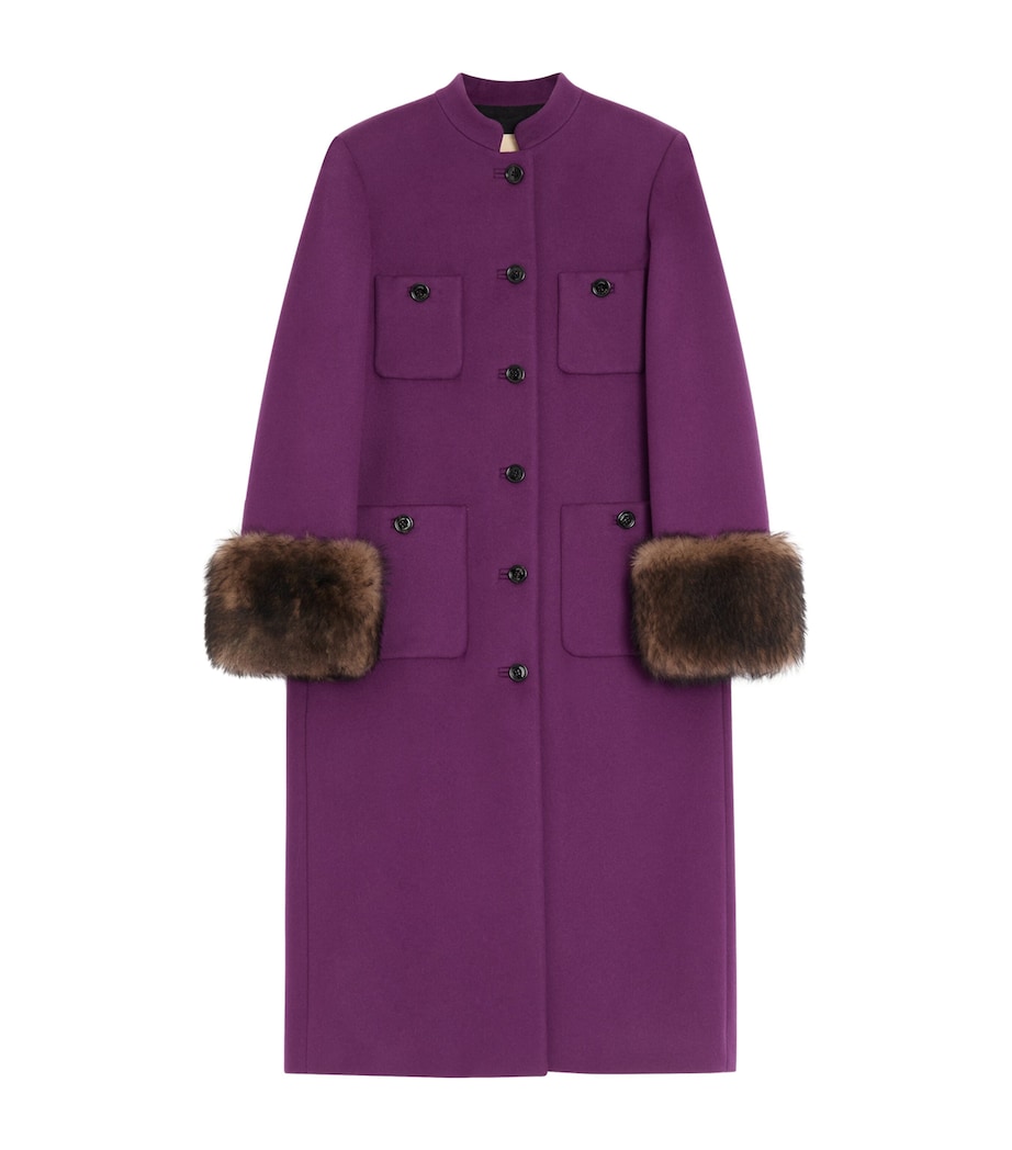 Valentino Womens Virgin Wool-Cashmere Coat Image 1