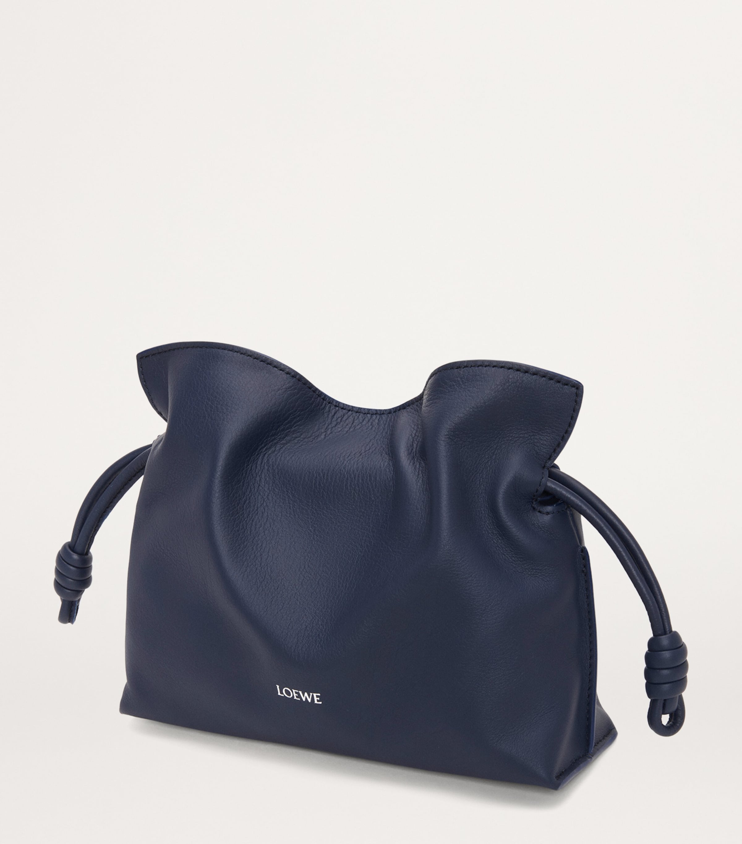 LOEWE Mini Leather Flamenco Purse Abyss Blue Image 2