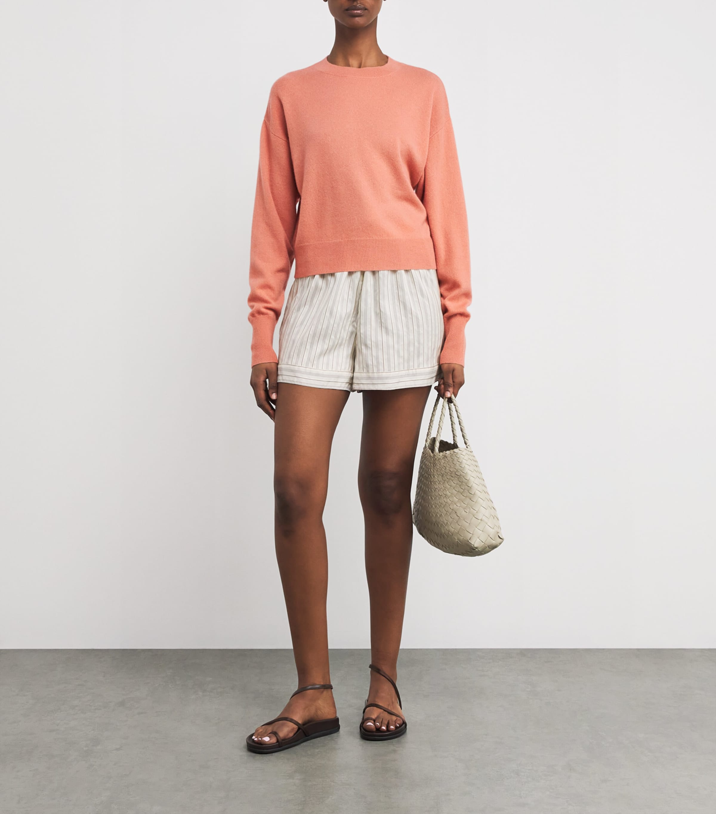 Organic Cashmere Menorca Sweater NEW PEACH Image 2