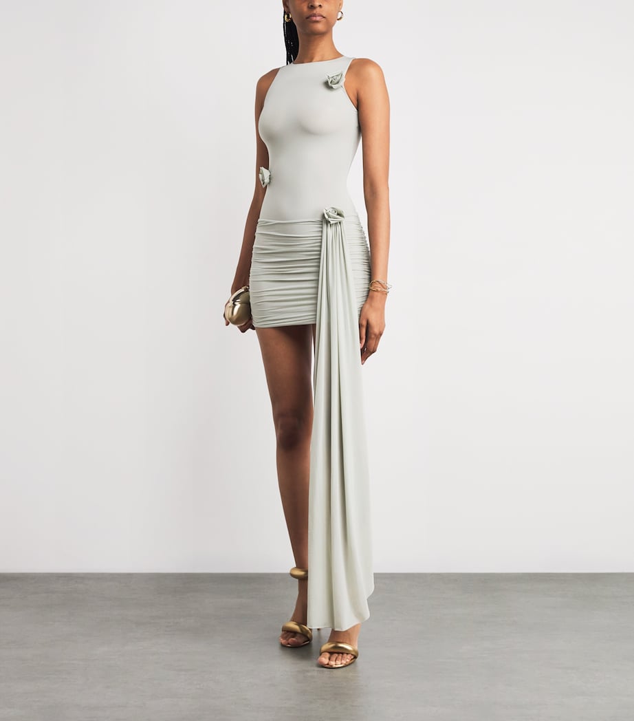 Maygel Coronel Womens Azahar Mini Dress Sage Image 2