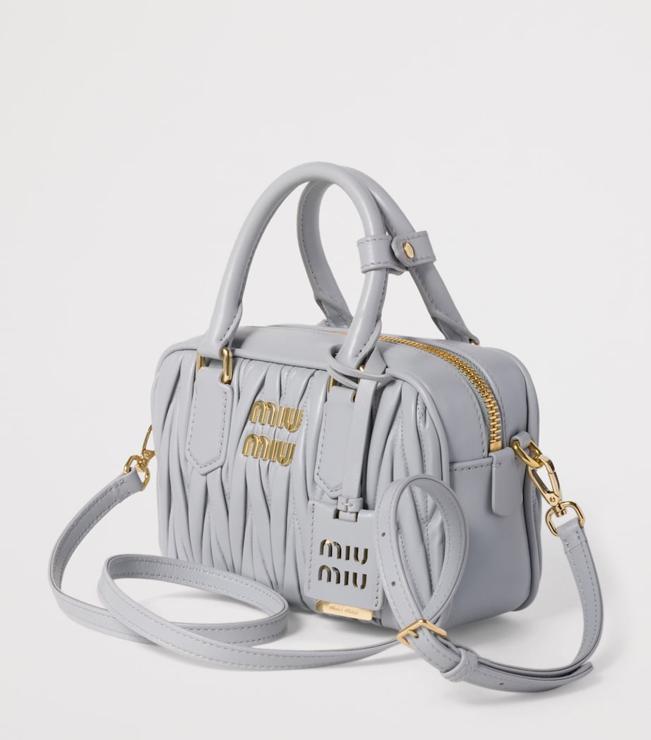 Nappa Leather Matelassé Arcadie Top-Handle Bag F0164 Image 2