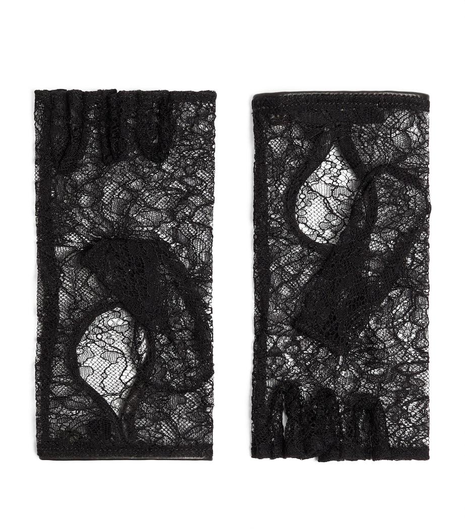 Lace Fingerless Gloves YZY Image 1