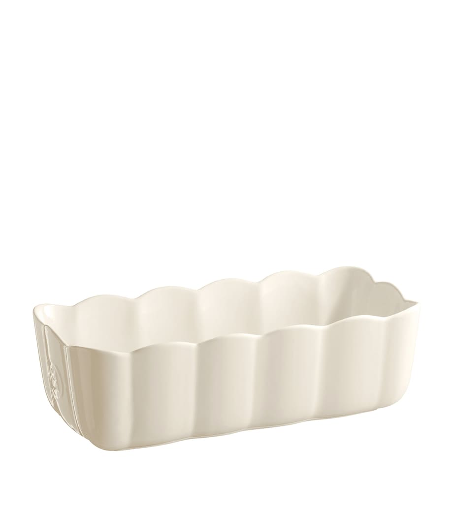 Emile Henry Ceramic Madeleine Loaf Dish (28.5cm) Cream Image 1