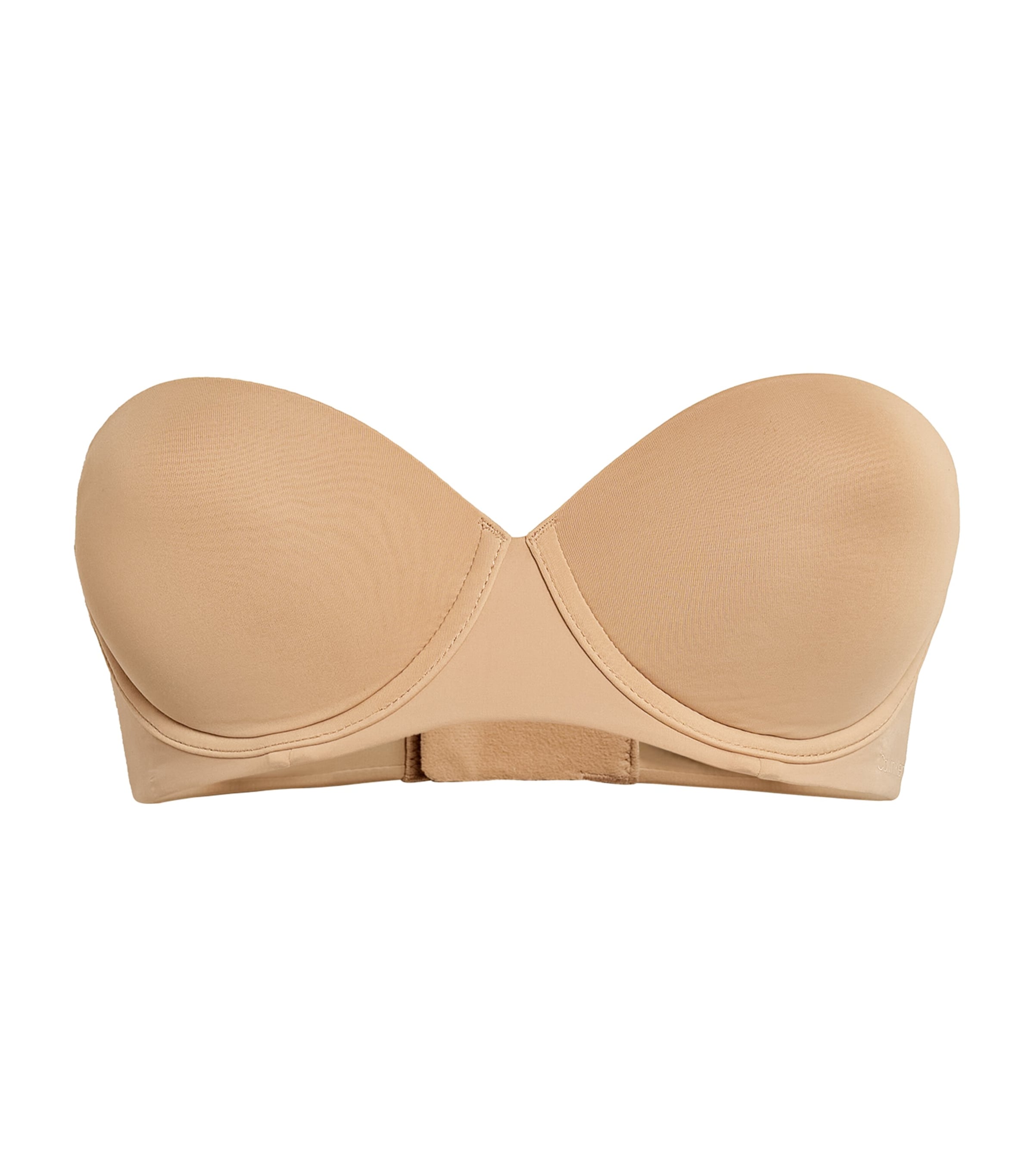 Calvin Klein Push-up Strapless Bra In Nude