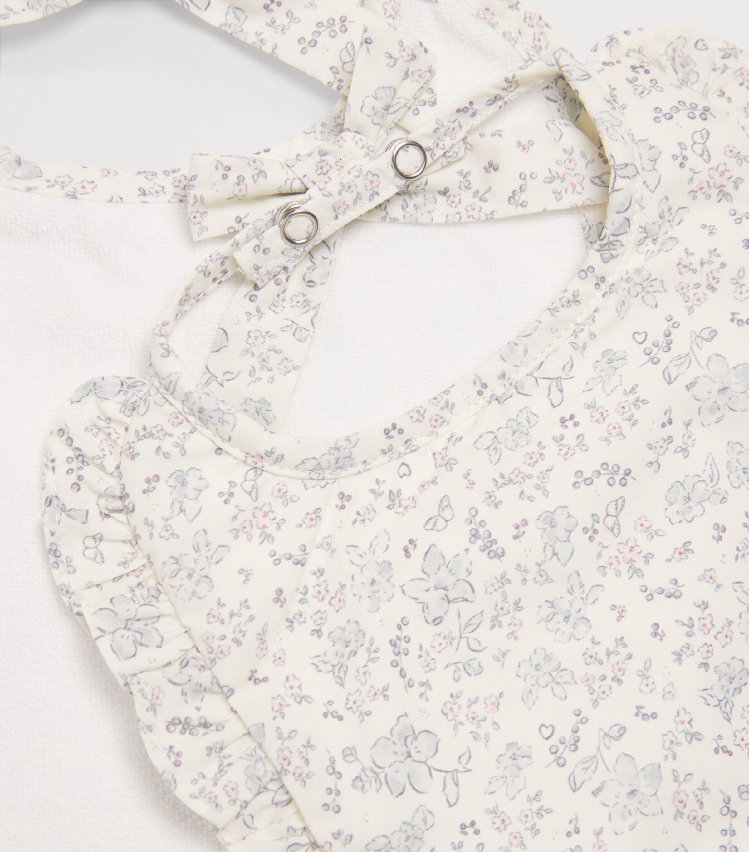 Marie-Chantal Athena Print Bianca Bib (Set of 2) Sandstone/lilac Image 3