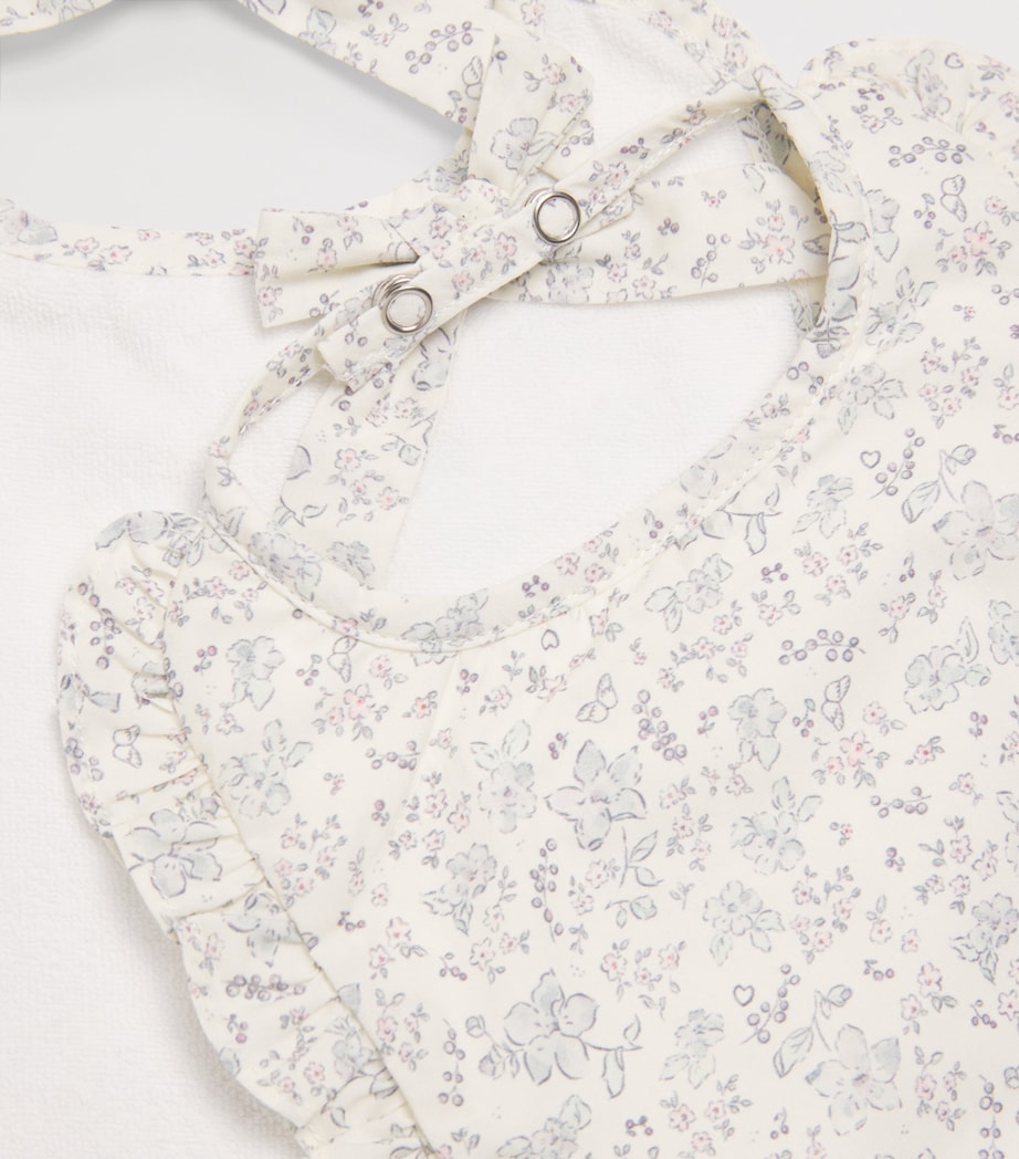 Athena Print Bianca Bib (Set of 2) SANDSTONE/LILAC Image 3