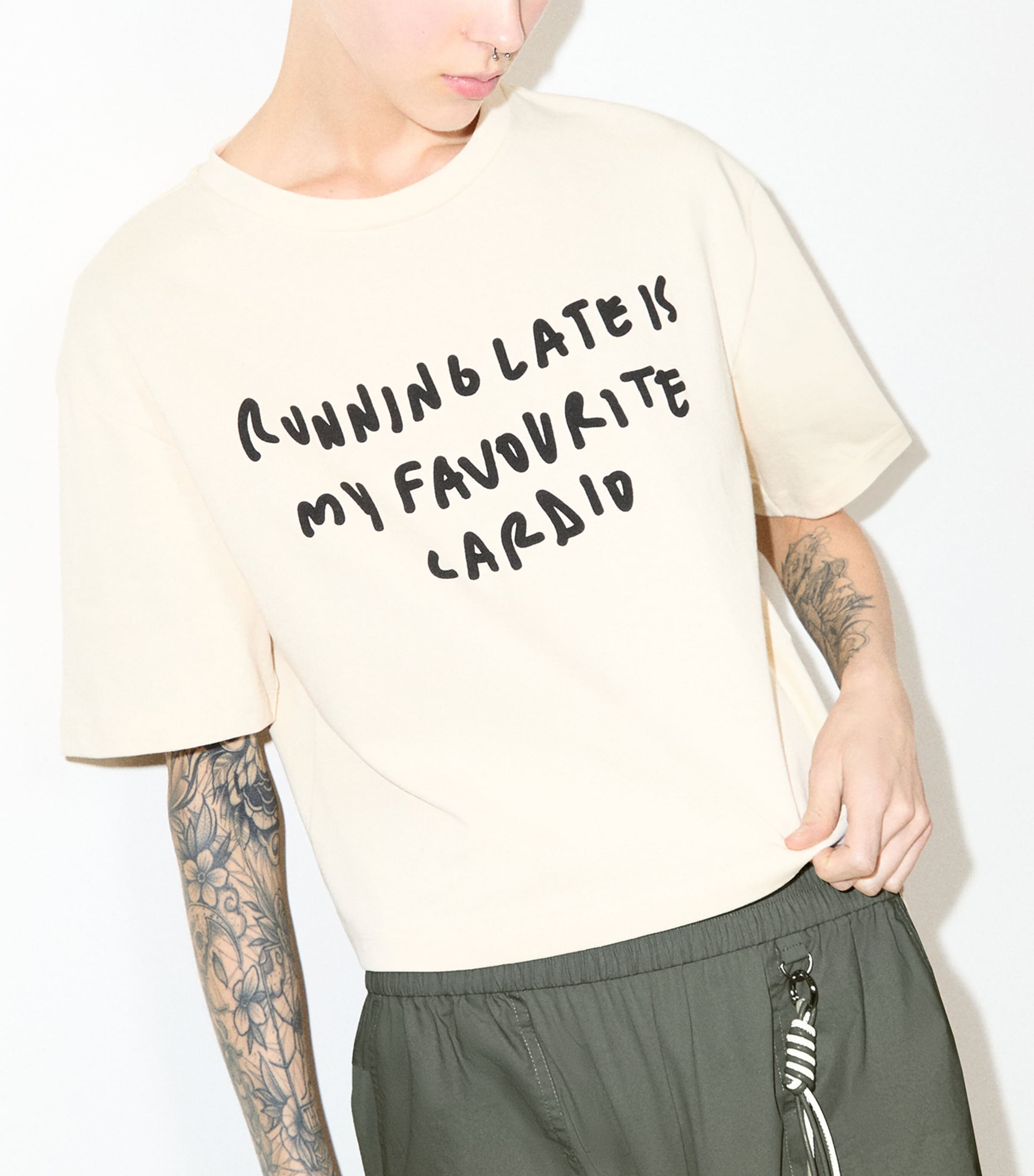 MAX&Co. Womens x Pietro Terzini Printed T-Shirt Milk Image 6