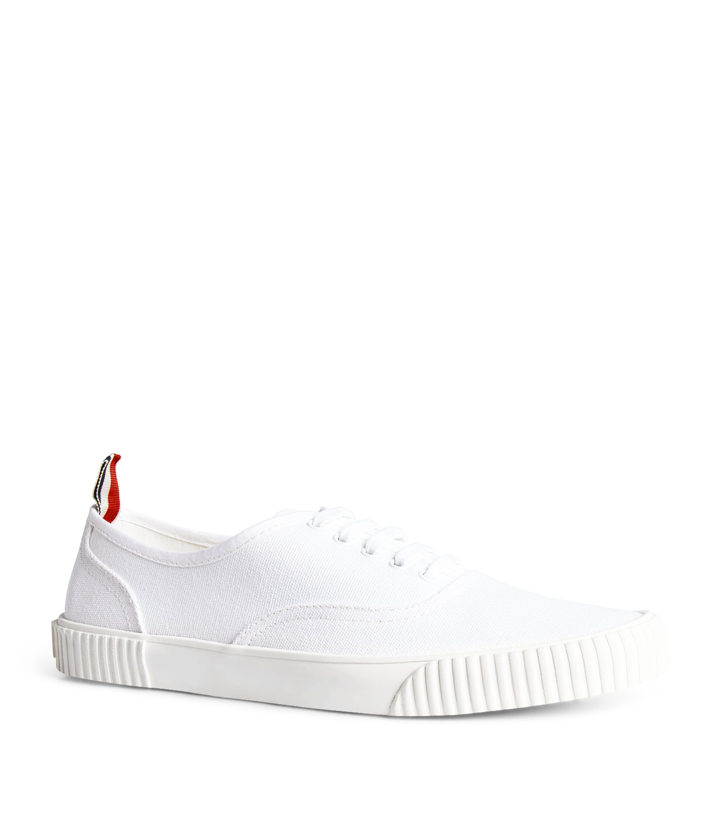Canvas Vulcanized Heritage Sneakers WHITE Image 4