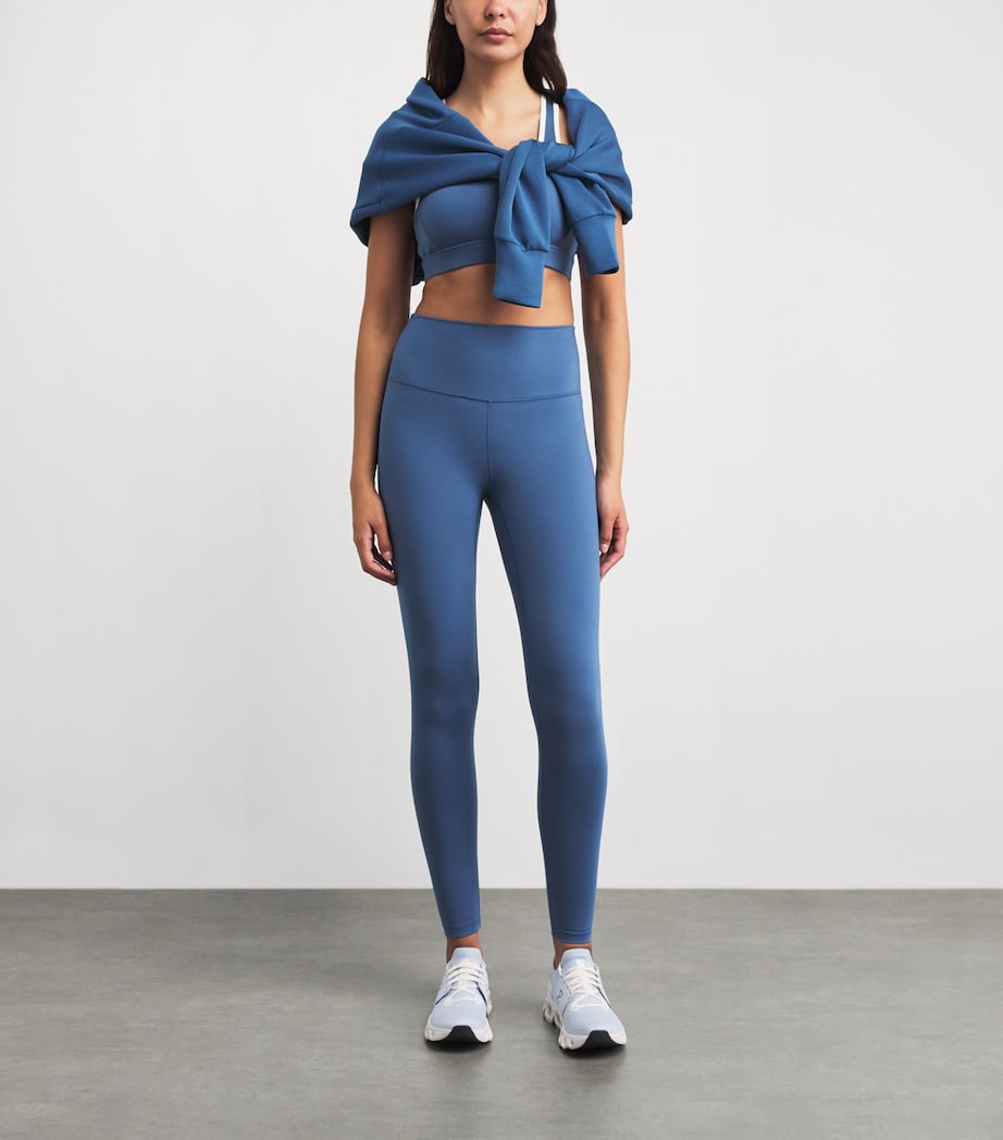 Varley Womens FreeSoft High-Rise Sports Leggings Bijou Blue Image 2