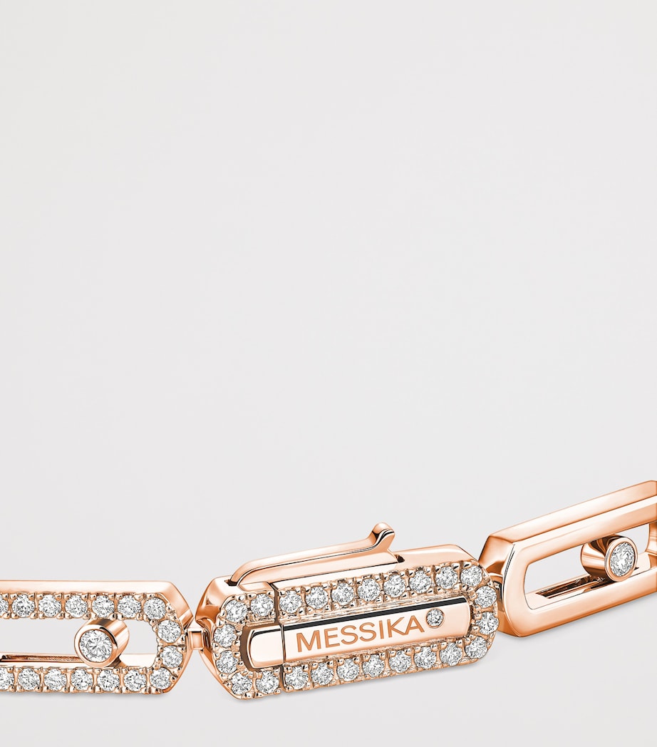 Messika Imperial Move Yellow Gold and Diamond Bracelet (1.34ct) Pink Gold Image 3