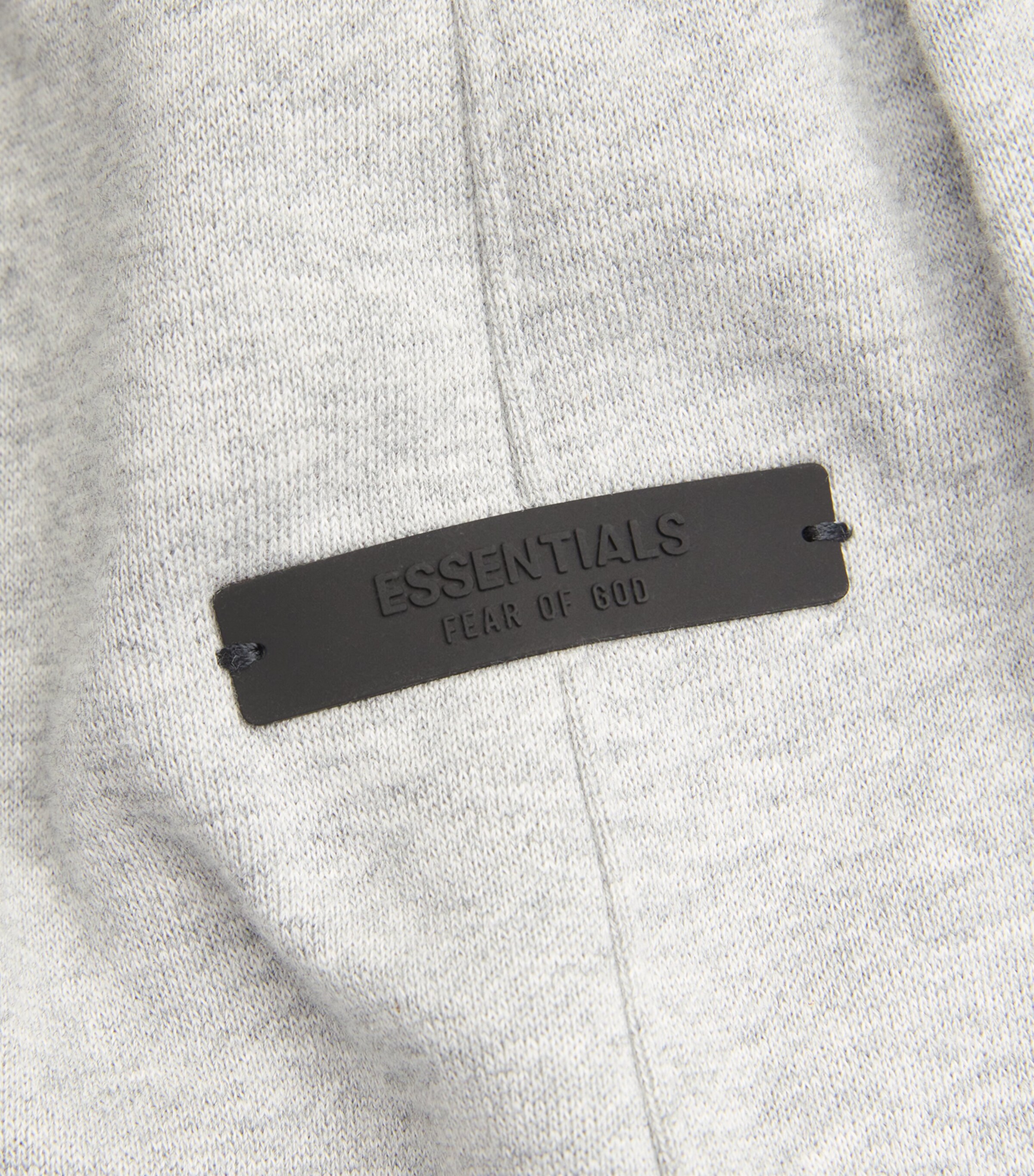 FEAR OF GOD ESSENTIALS Mens Cotton-Blend Logo Sweatpants Light Heather Gray Image 5