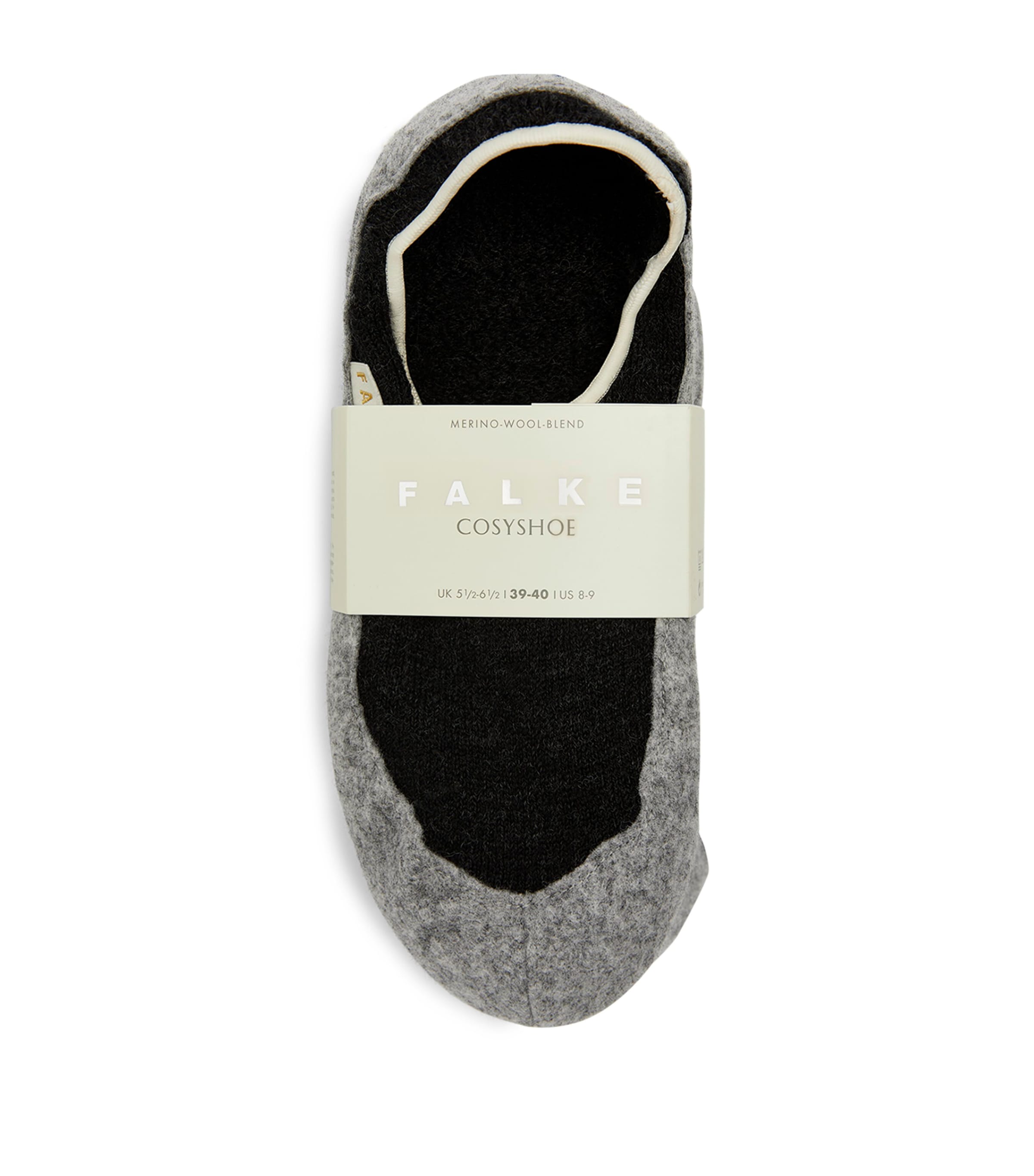 Falke Wool-blend Cosyshoe Slipper Socks In Grey