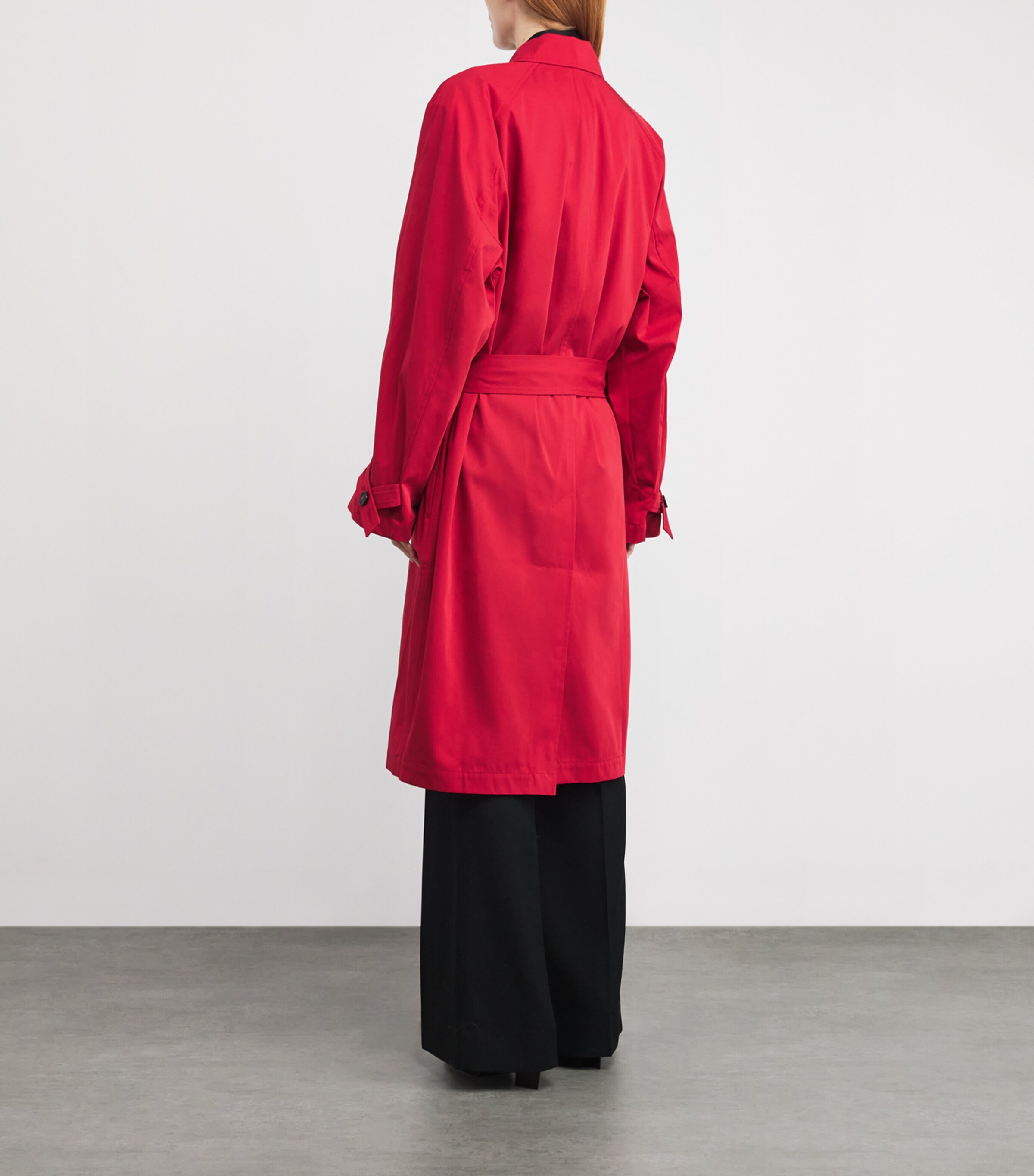 Organic Cotton Spring Trench Coat 344 POPPY Image 4