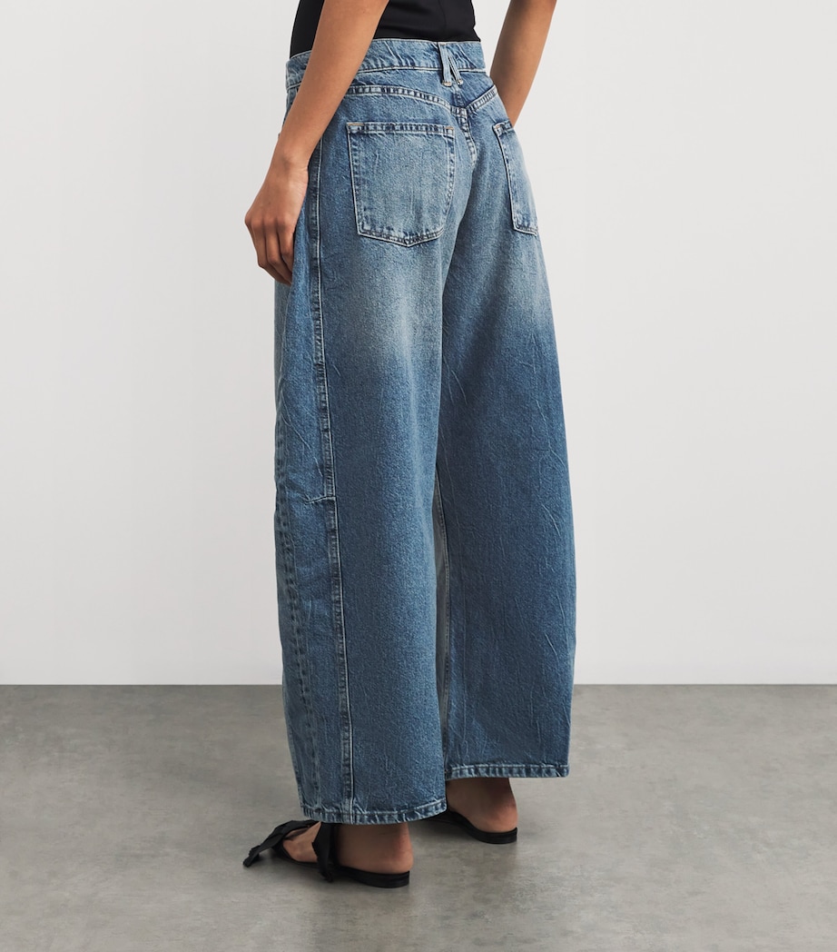 Good Extreme Barrel Jeans 966INDIGO Image 4