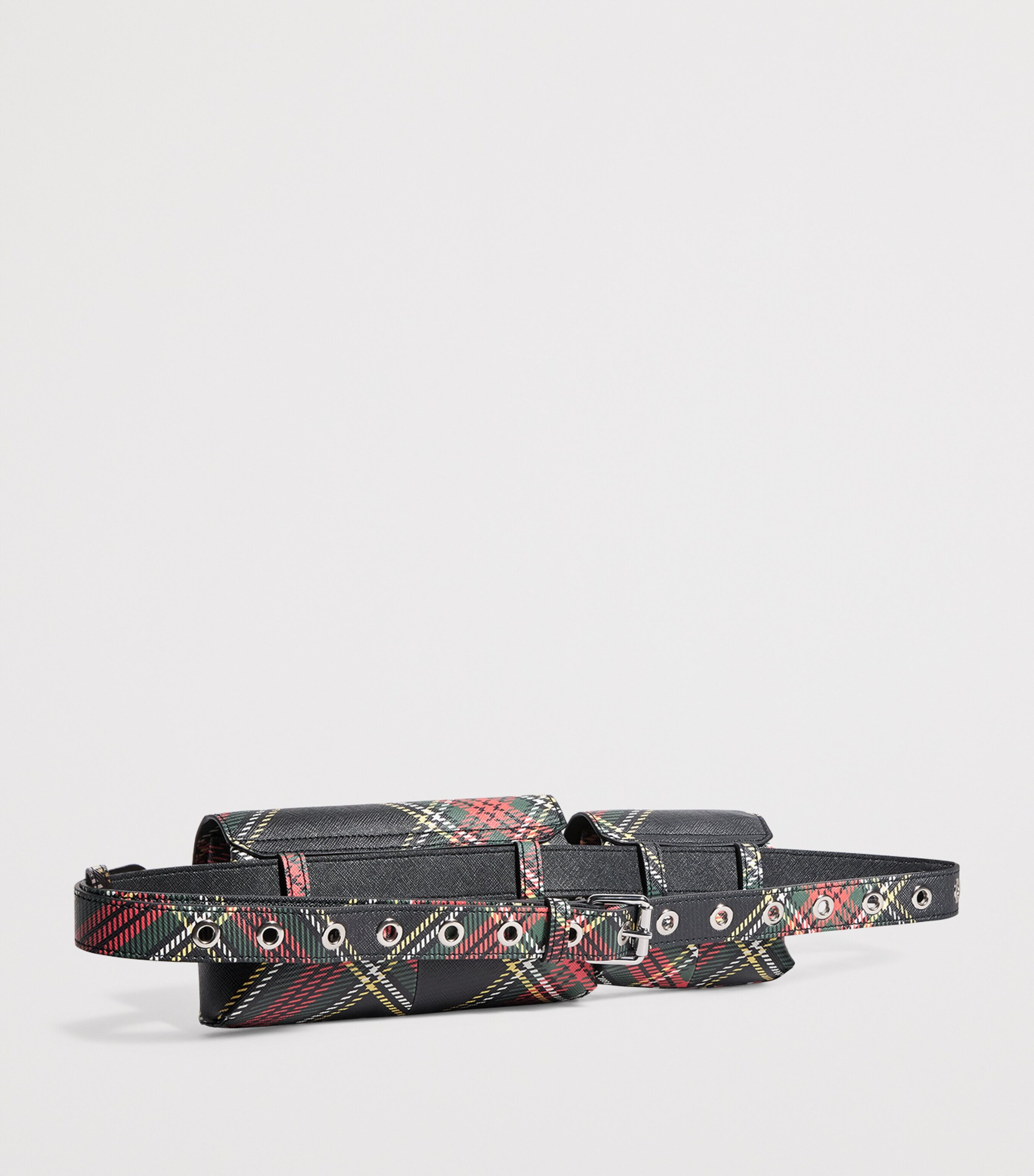 Vivienne Westwood Multi Pouch Belt Bag Chelsea Tartan Image 3