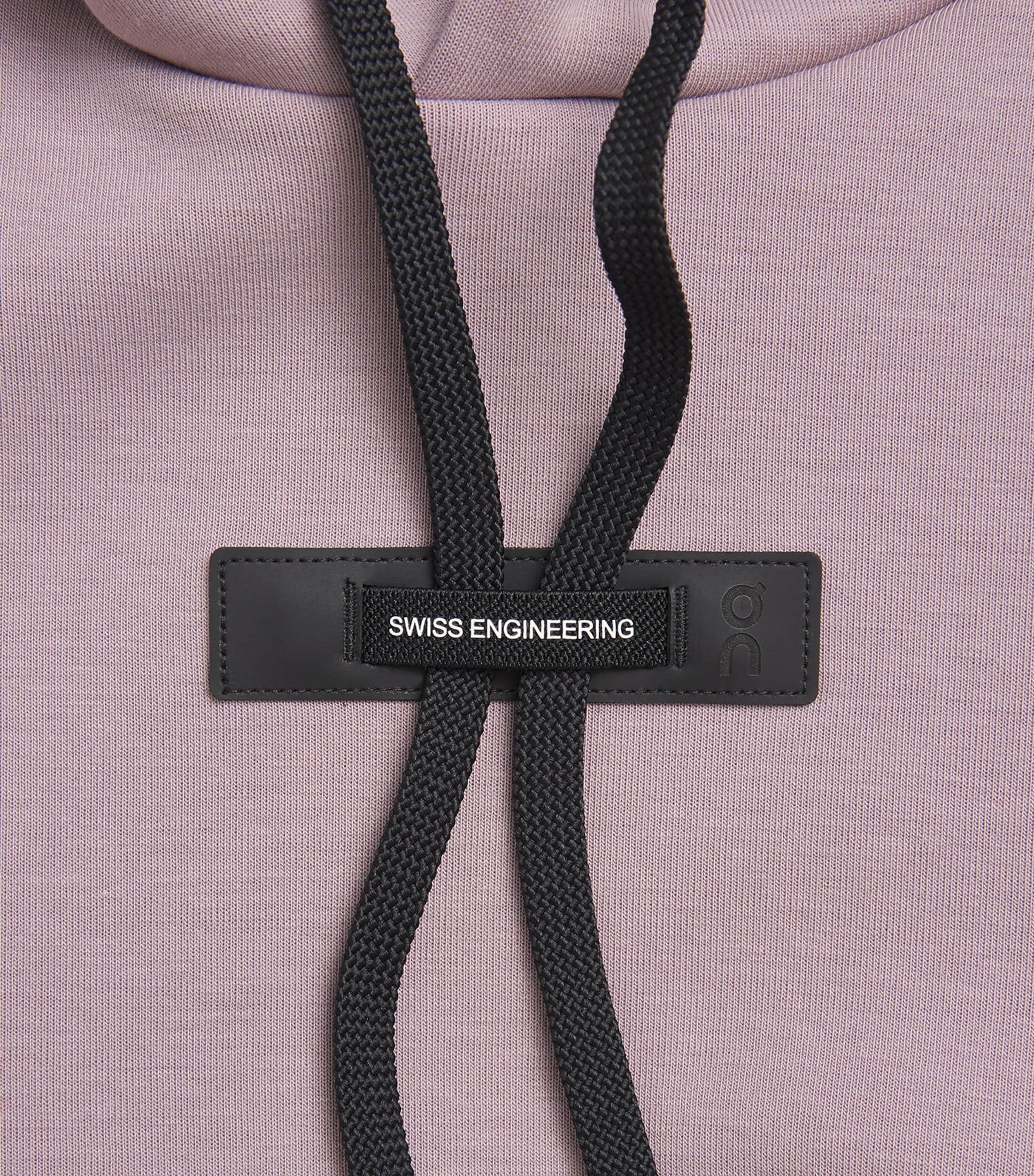 On Womens Cotton-Blend Focus Tech Hoodie Heron Image 6