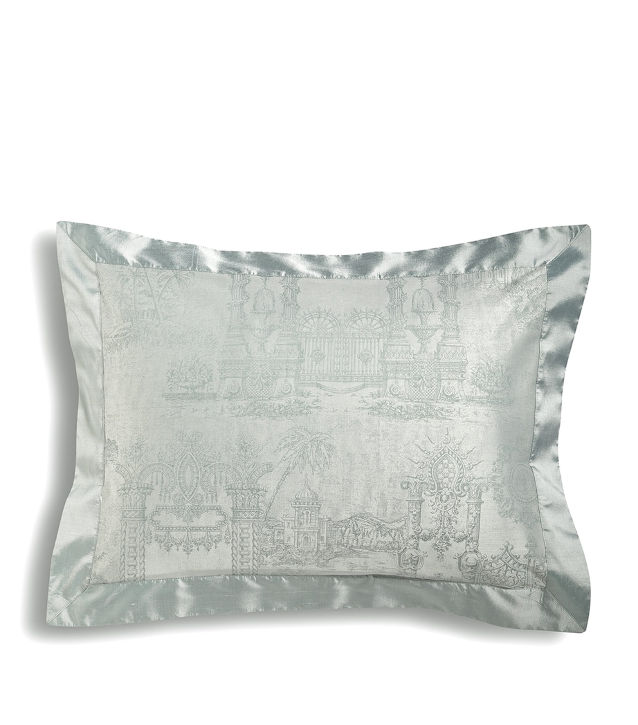 Gates Of Paradise Cushion (35cm x 50cm) CELADON Image 1