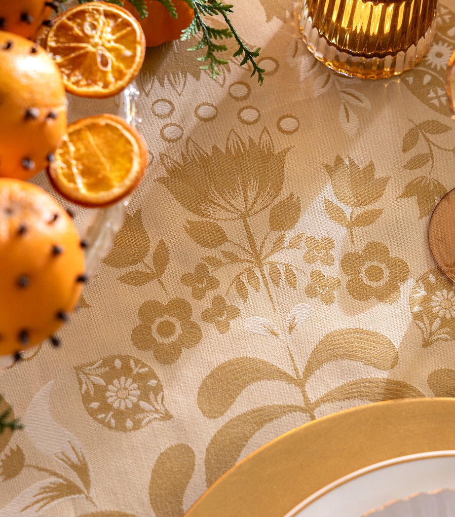 Cotton Féerie Tablecloth (175cm x 320cm) YELLOW Image 3
