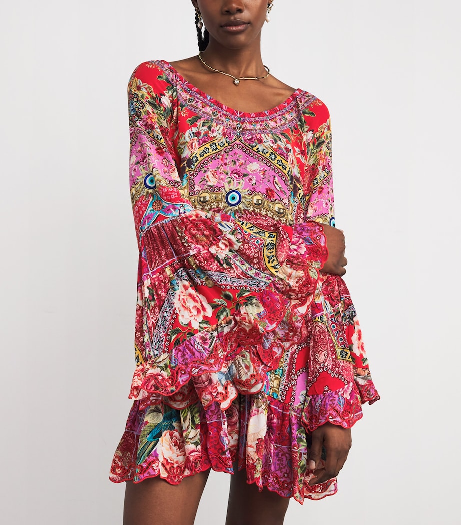 Silk A-Line Mini Dress HEIRLOOM EMPIRE HRMP Image 6