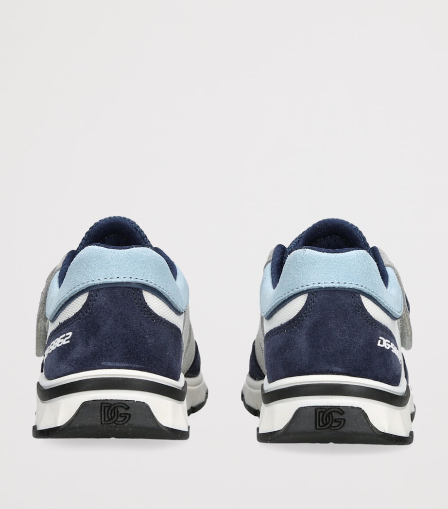 Suede-Trim Running Trainers WHITE/OTH Image 2