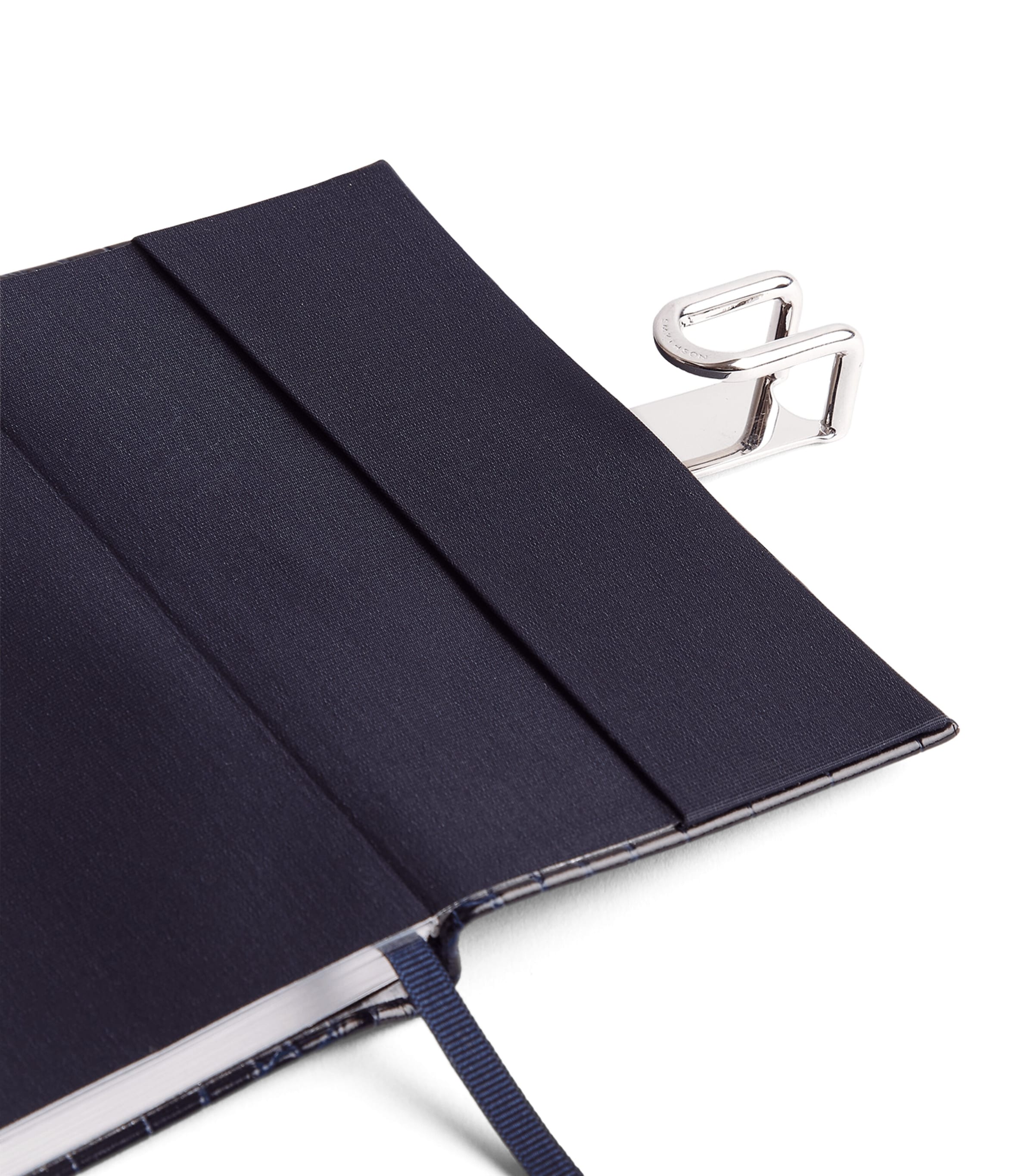 Smythson Leather Mara A6 2026 Mid-Year Diary Navy Image 4