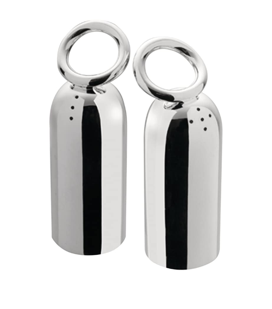 Vertigo Salt and Pepper Shaker Set SILVER Image 2