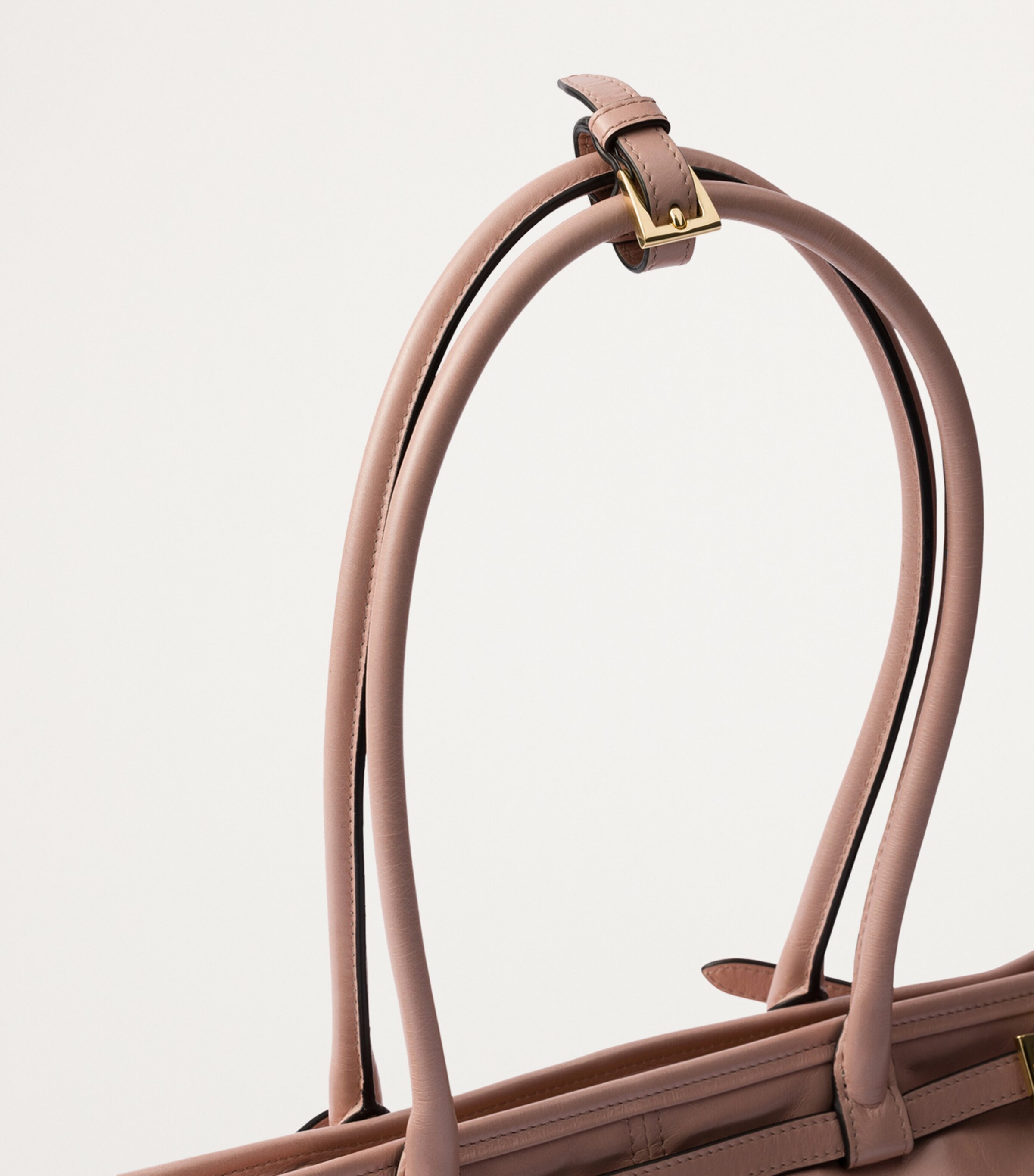 Medium Leather Top-Handle Bag F03ZN Image 6