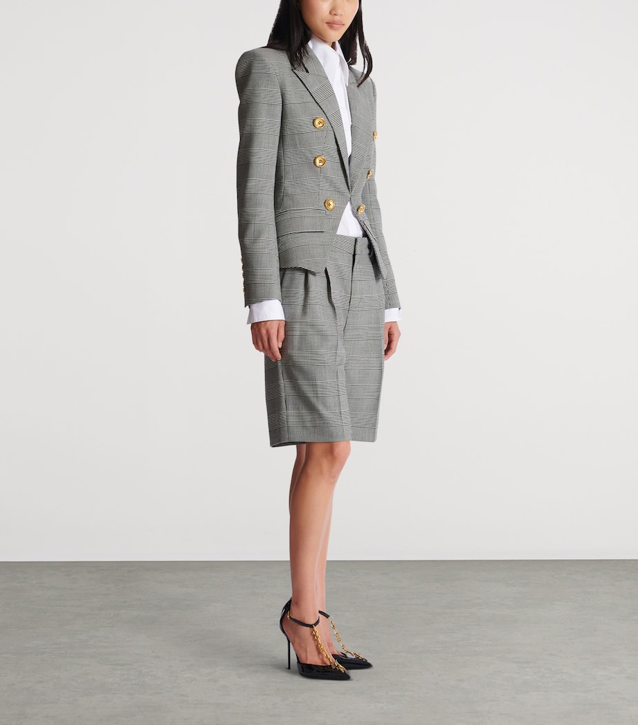 Wool-Blend Tailored Jacket EAB NOIR/BLANC Image 2