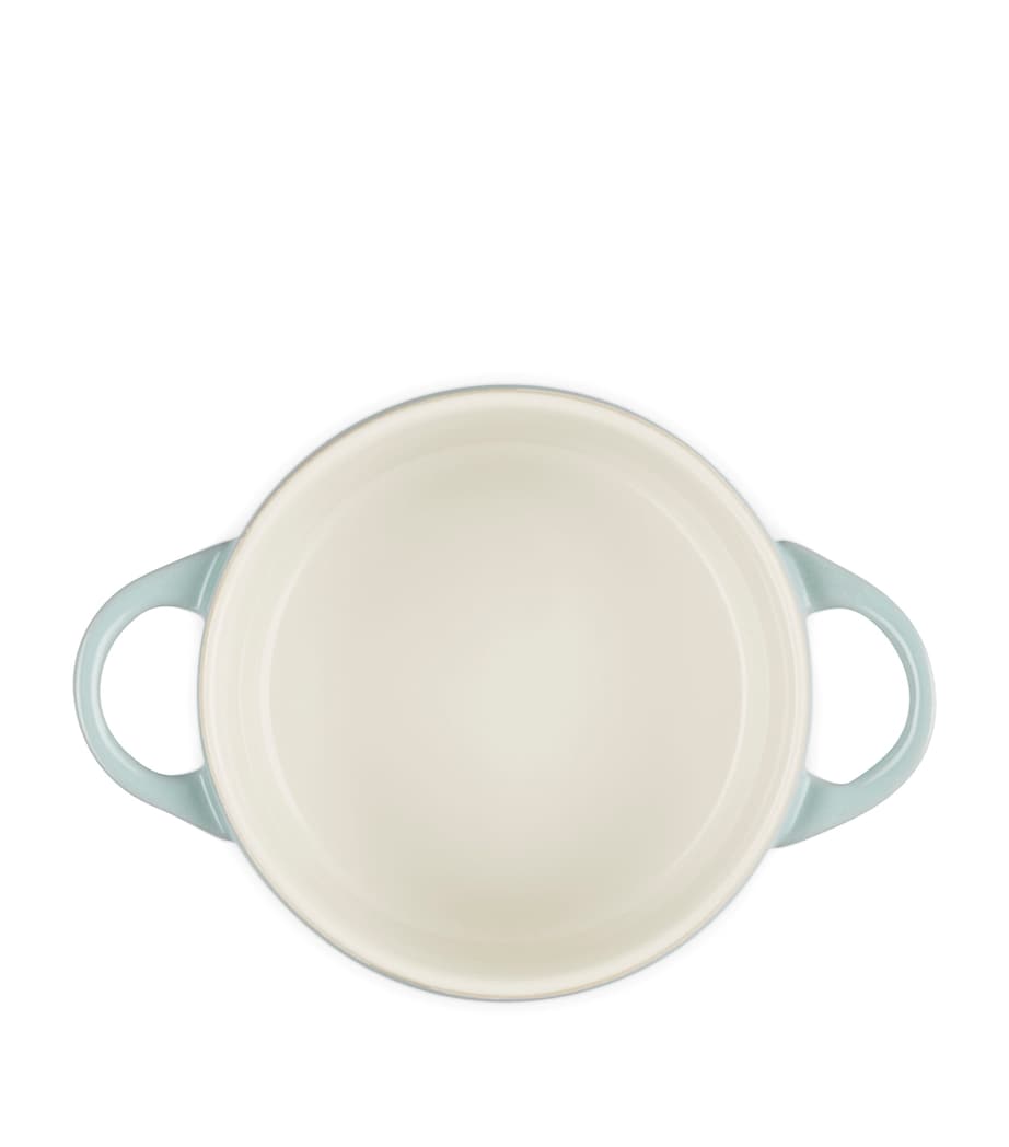 Petite Stoneware Round Casserole Dish (10cm) SEA SALT Image 4