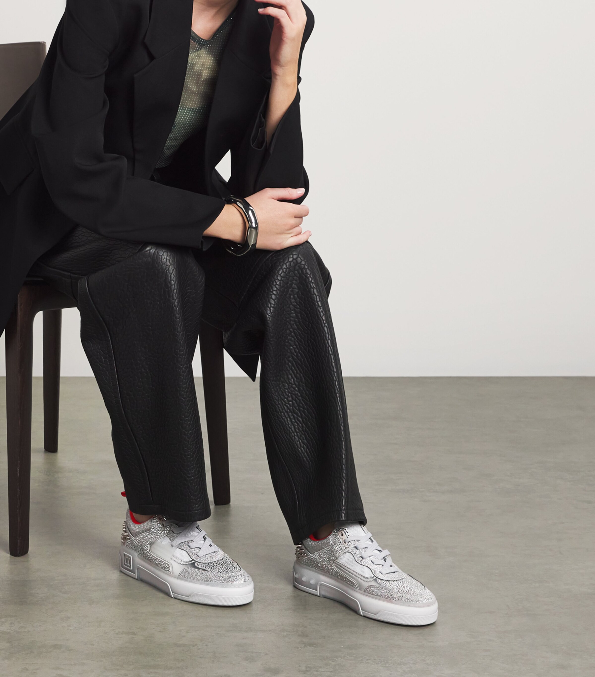 Christian Louboutin Astroloubi Donna Strass Sneakers