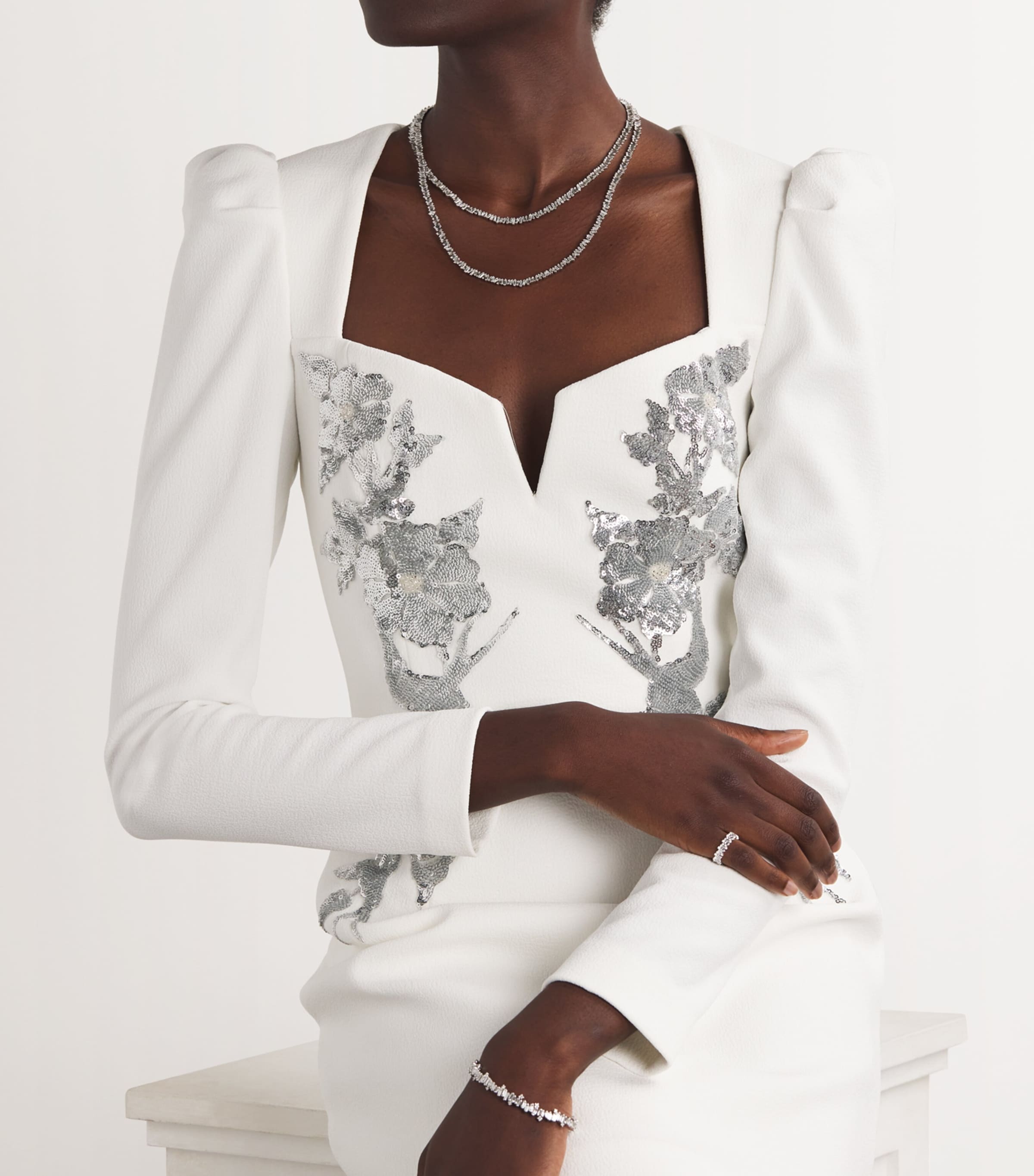 White Gold and Diamond Frenzy Ring (Size 5.5) 18K WG/WD Image 5