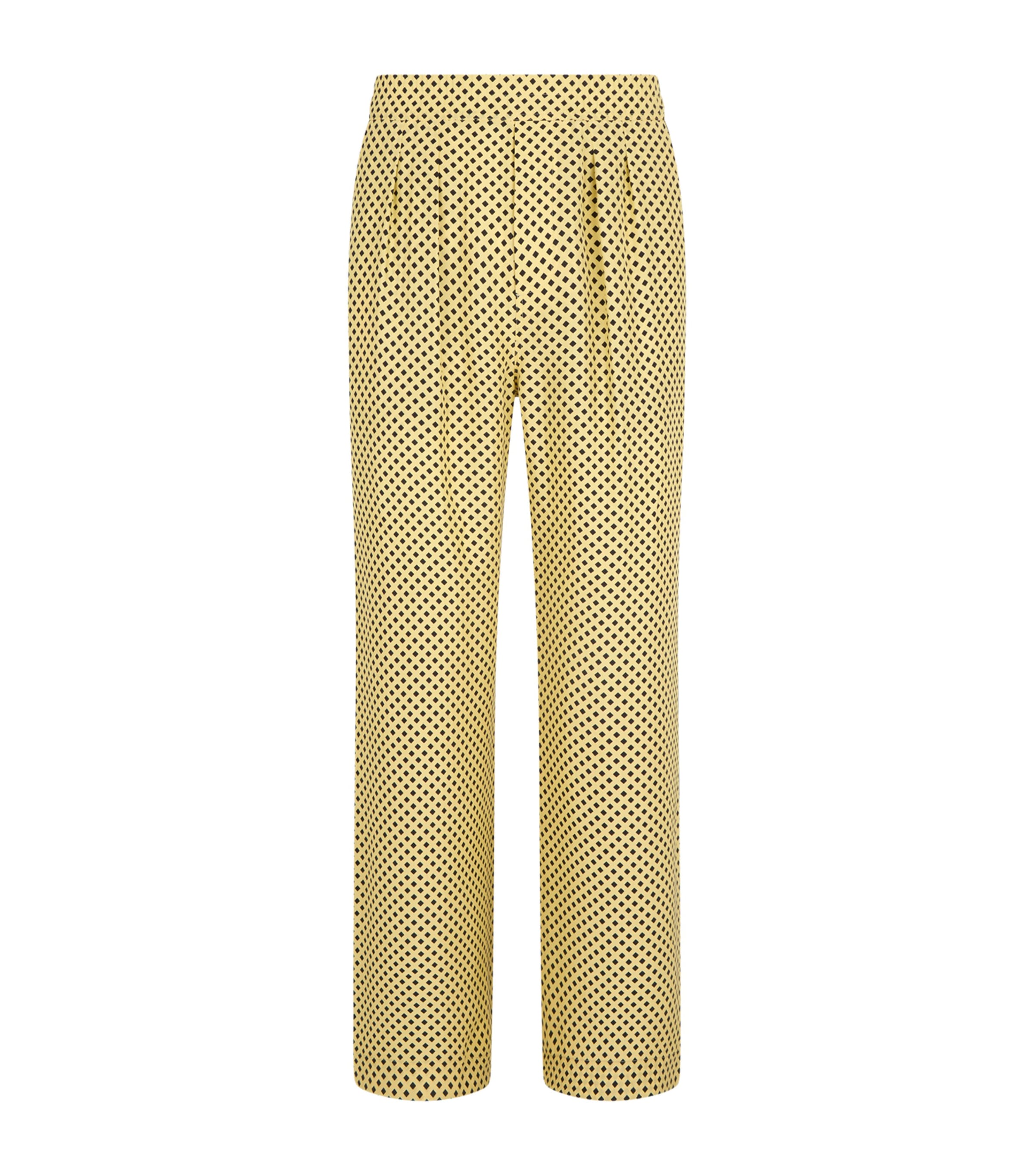 Silk Patterned Trousers YNA Image 1