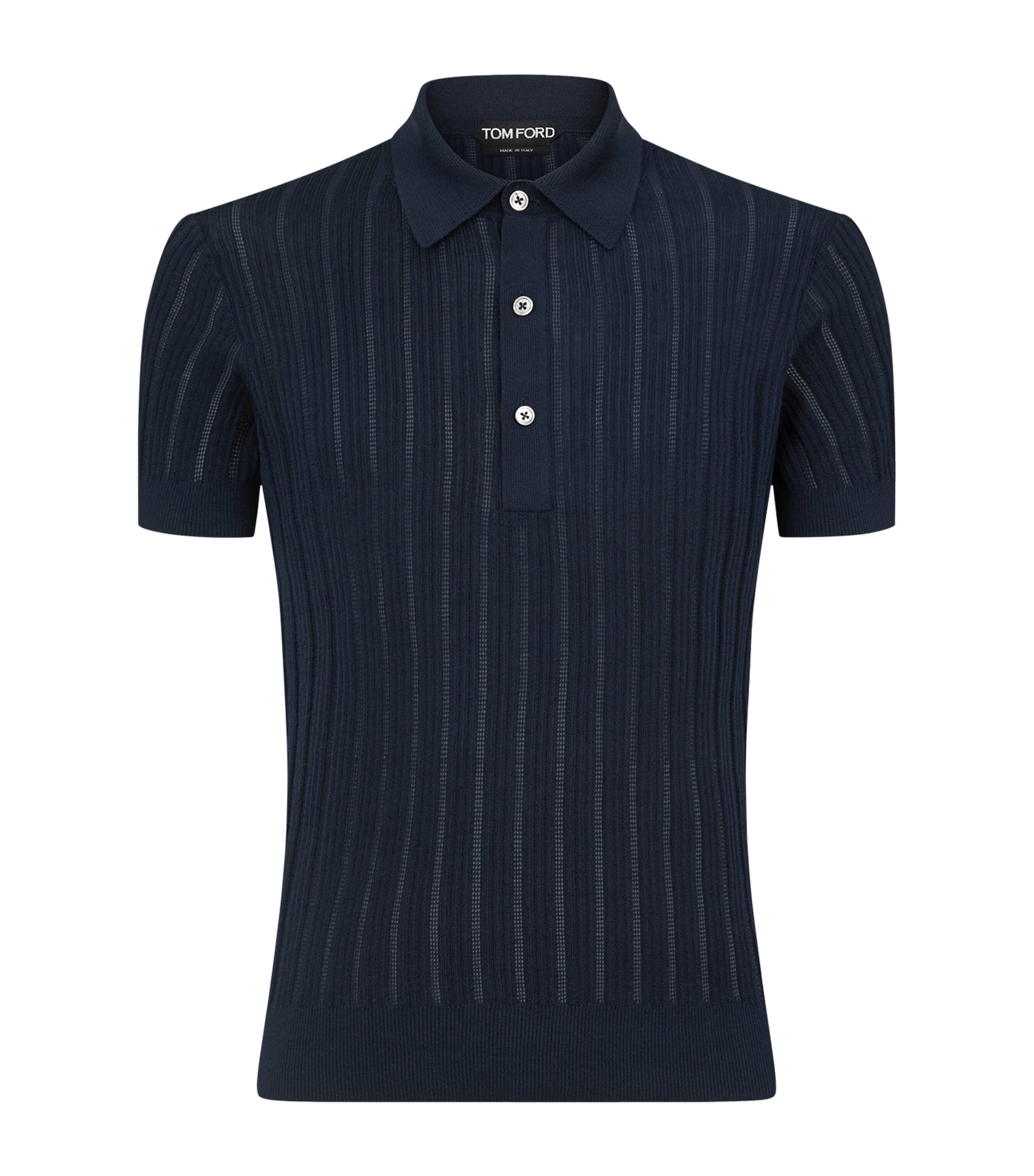 TOM FORD Cotton-Silk Polo Shirt | Men Clothing | Polo Shirts | Designers | Tom Ford