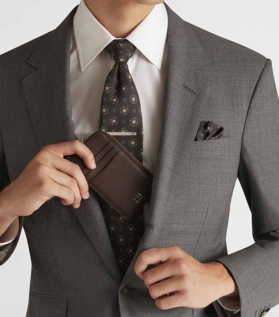 Goatskin Duke Fine Card Holder 202CHOCOLATE Image 4