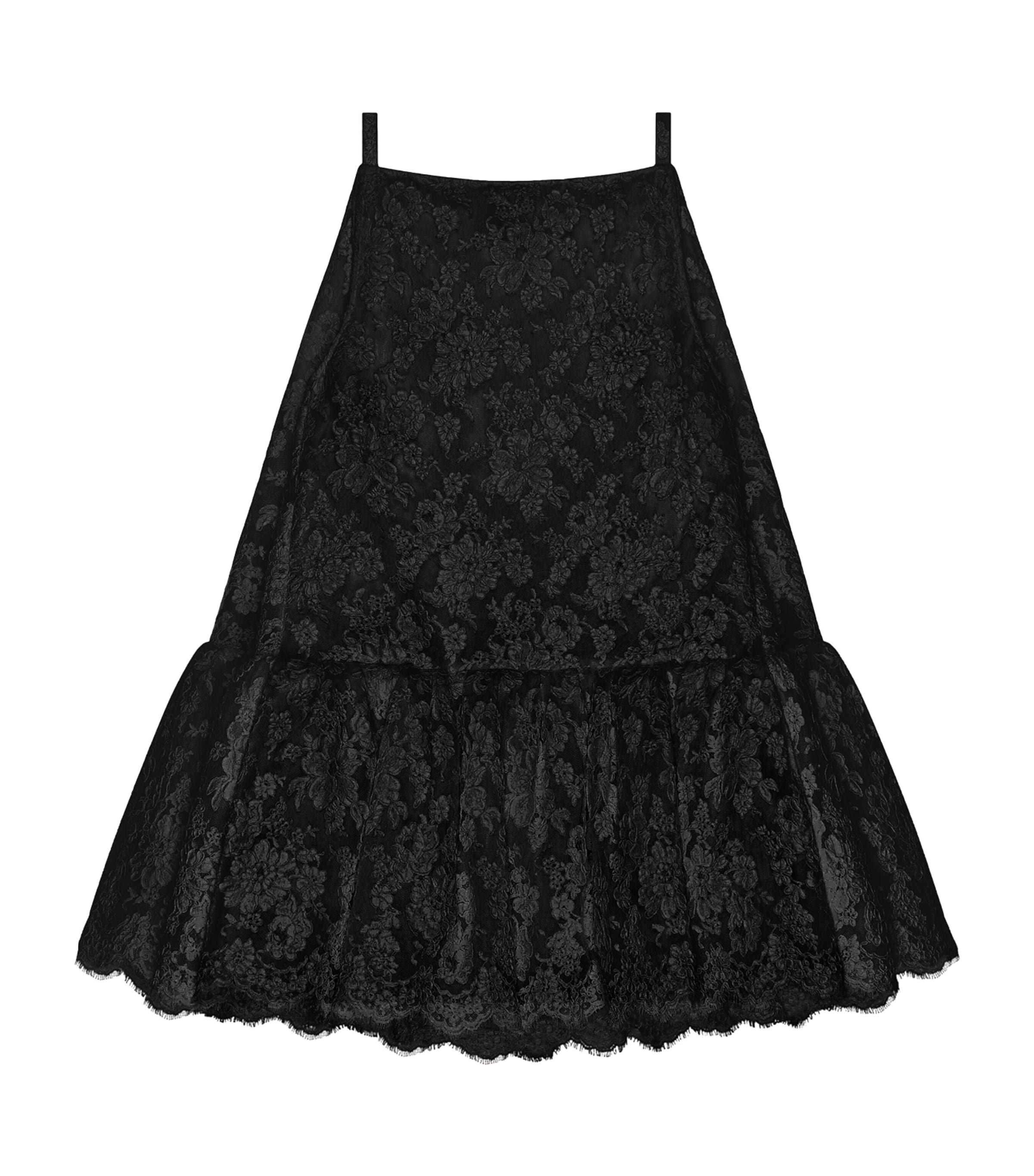 Givenchy Womens Jacquard Midi Shift Dress Black Image 1
