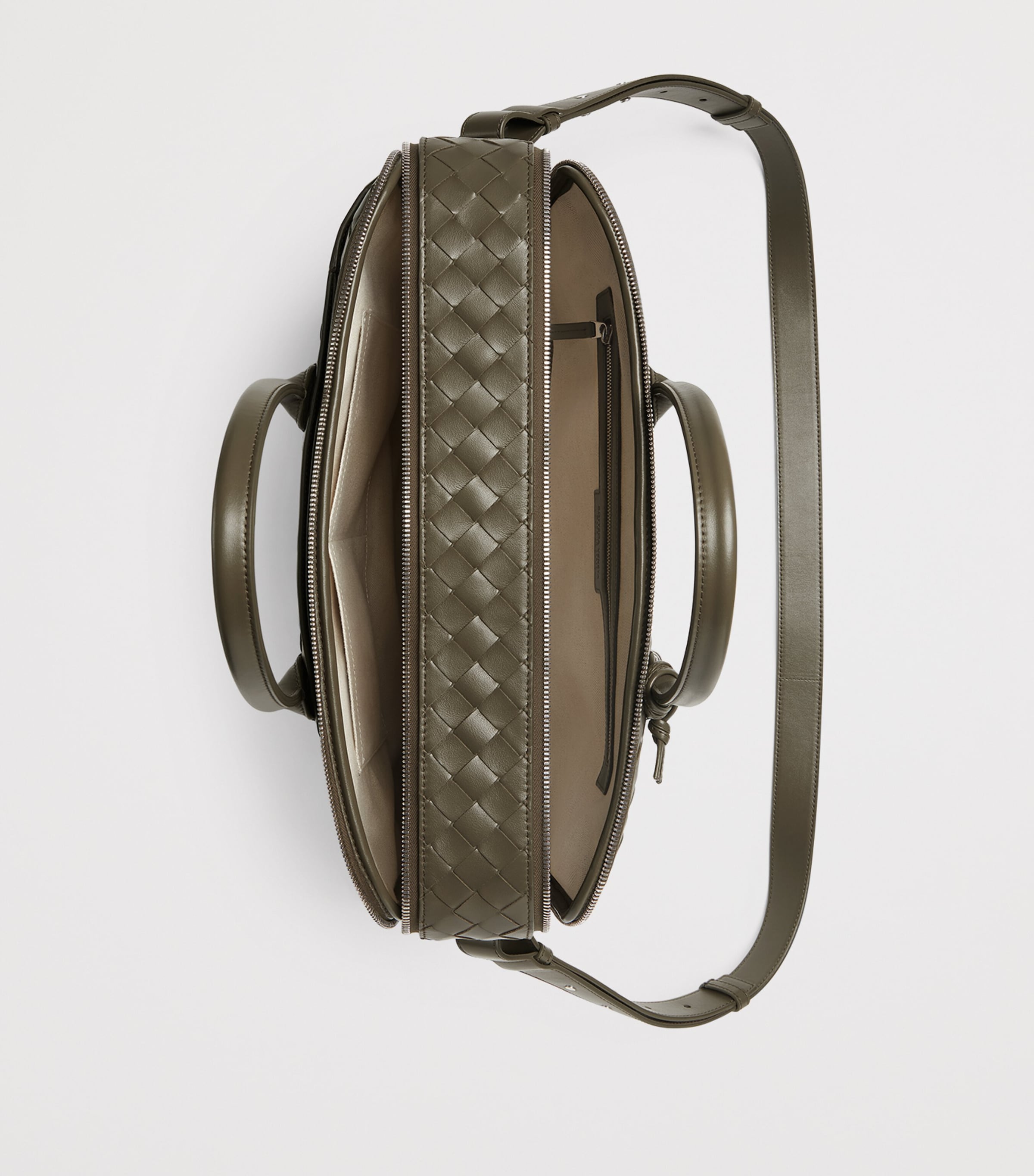 Leather Intrecciato Getaway Briefcase 3227 Image 5