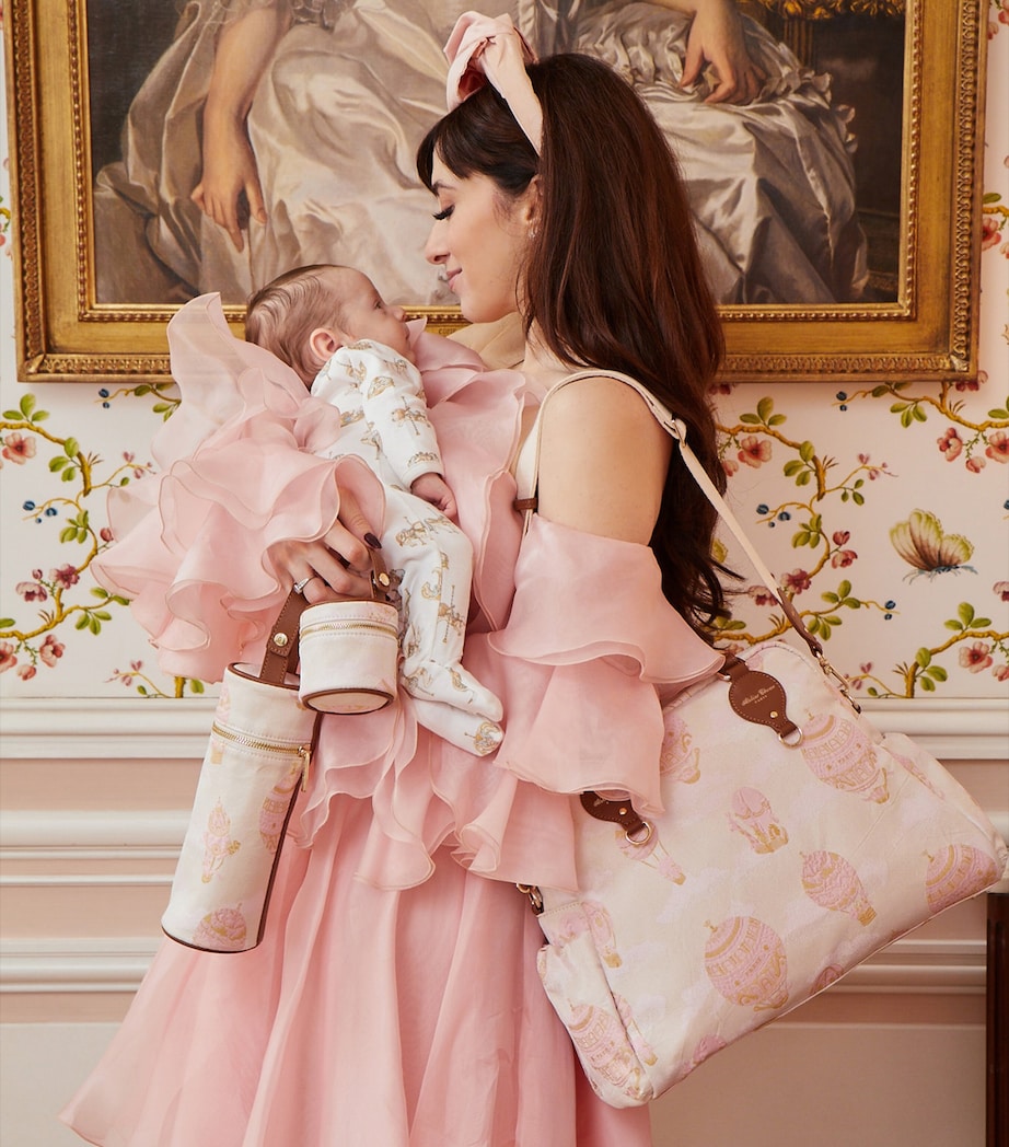 Changing Bag and Mat Set PINK HOT AIR BALLOON Image 8