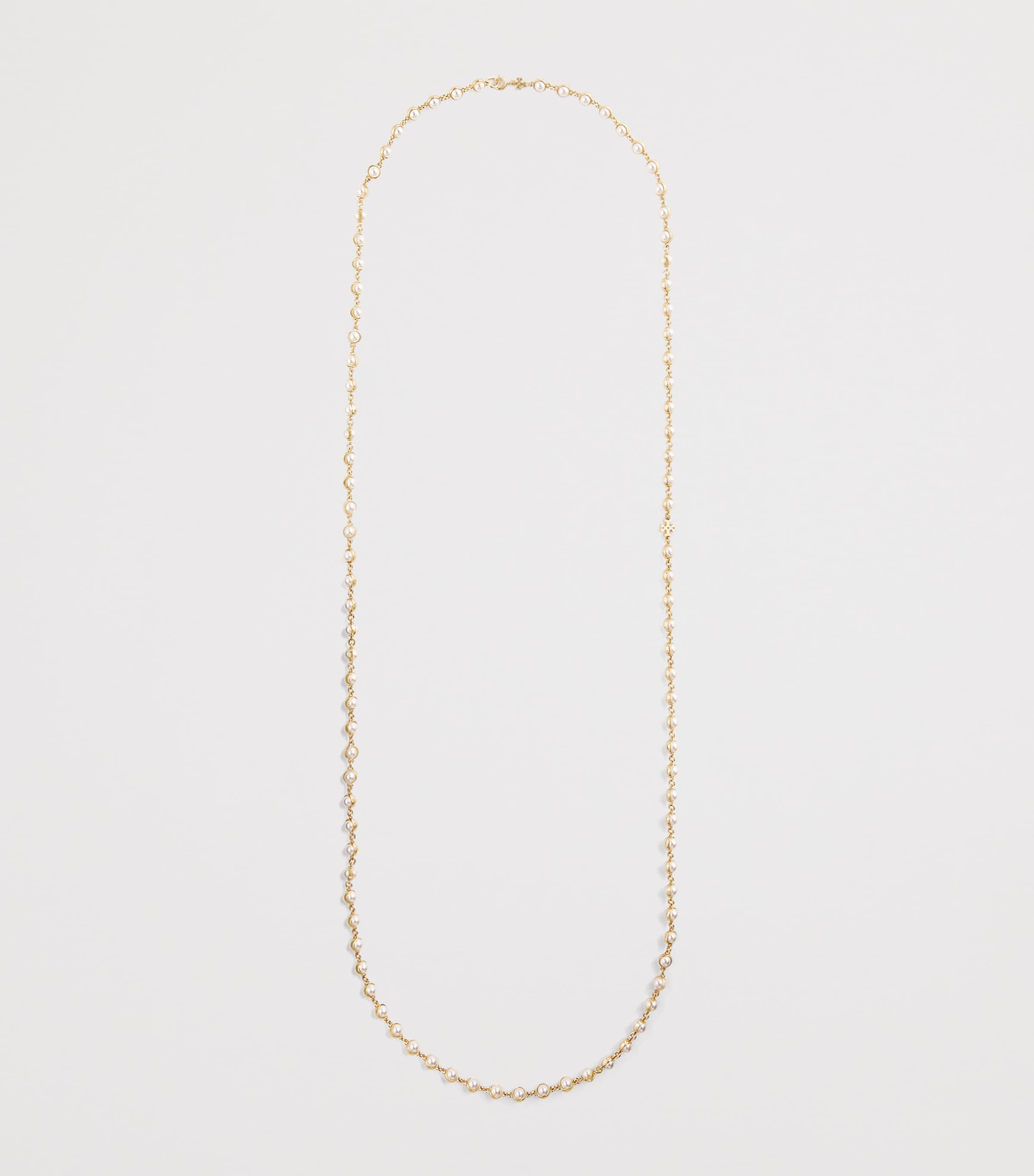 Pearl Necklace LIGHT BRASS / PEARL Image 3