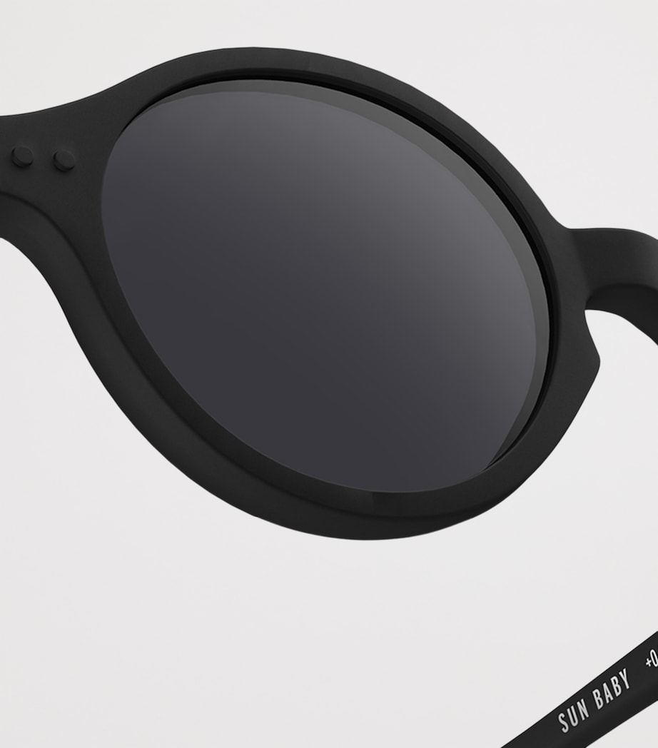 Baby Round Sunglasses (0-9 Months) BLACK Image 3