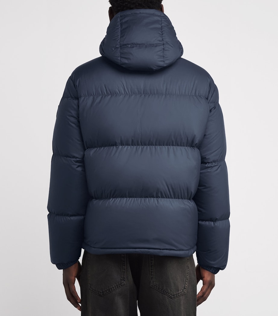 Down Detachable-Hood Puffer Jacket NAVY Image 4