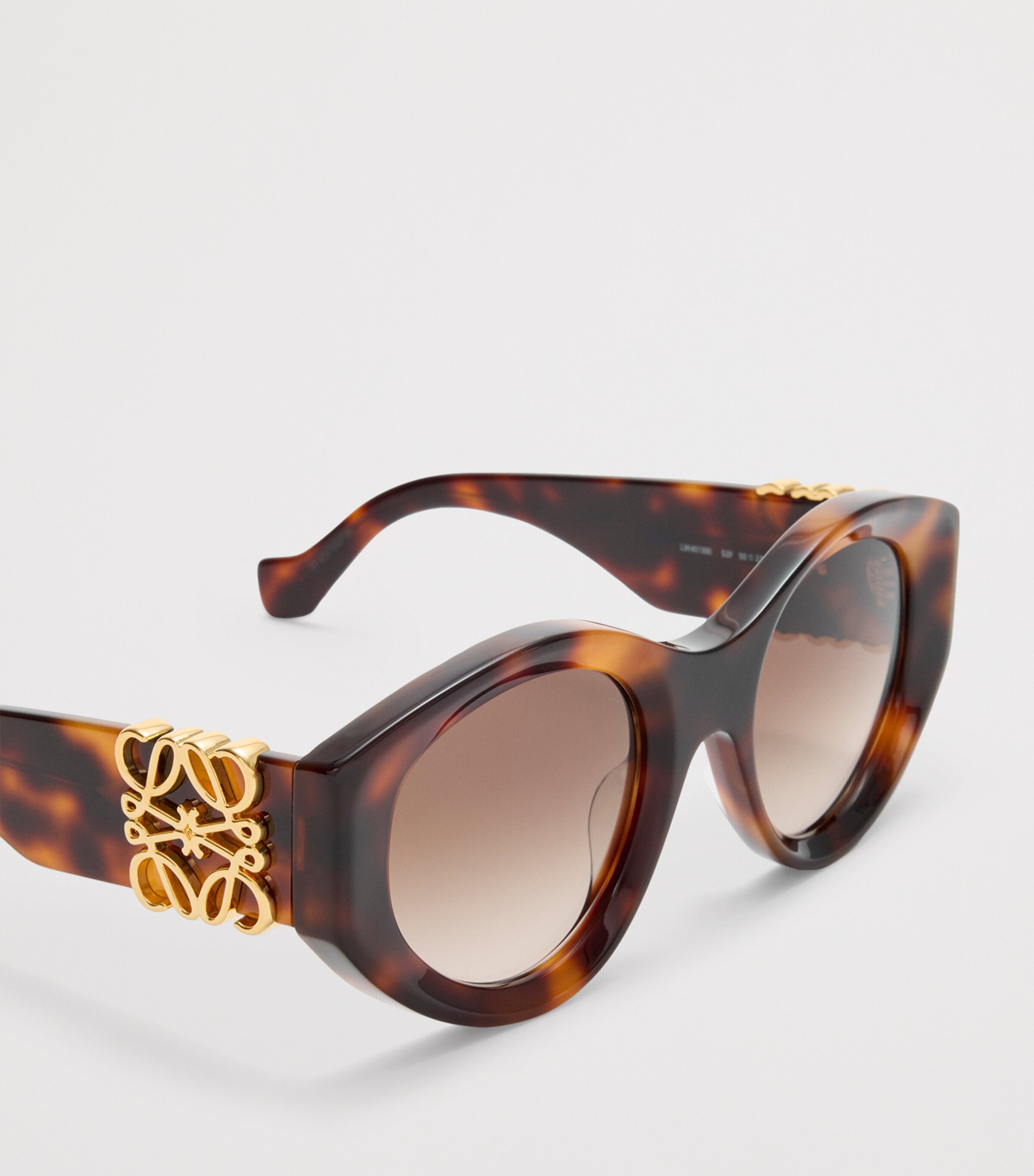 LOEWE Maxi Anagram Butterfly Sunglasses Havana Image 4